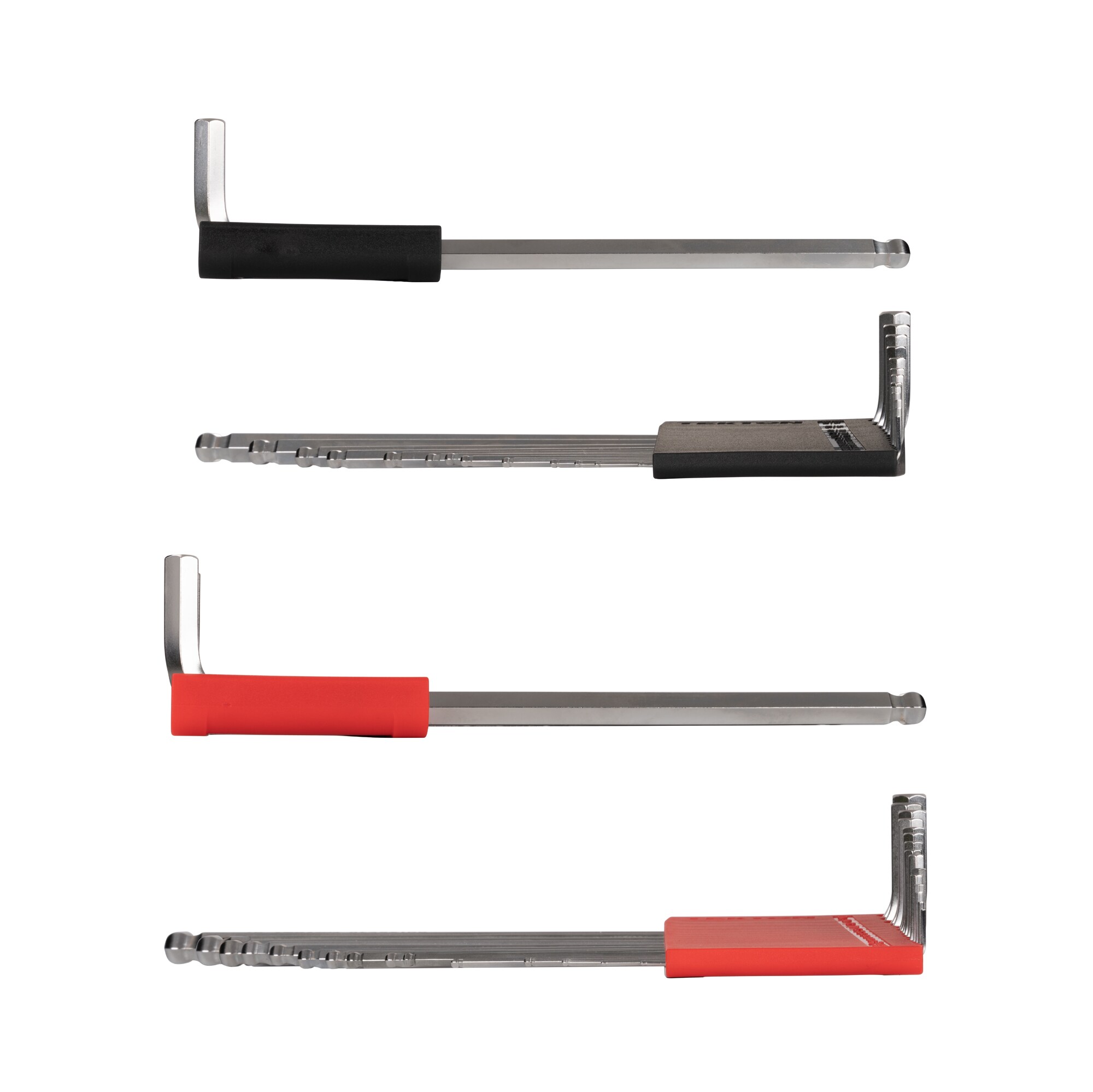 Set de llaves hexagonales TEKTON 28 piezas con punta de bola, estándar (SAE) y métrico combinado modelo KLX91301.