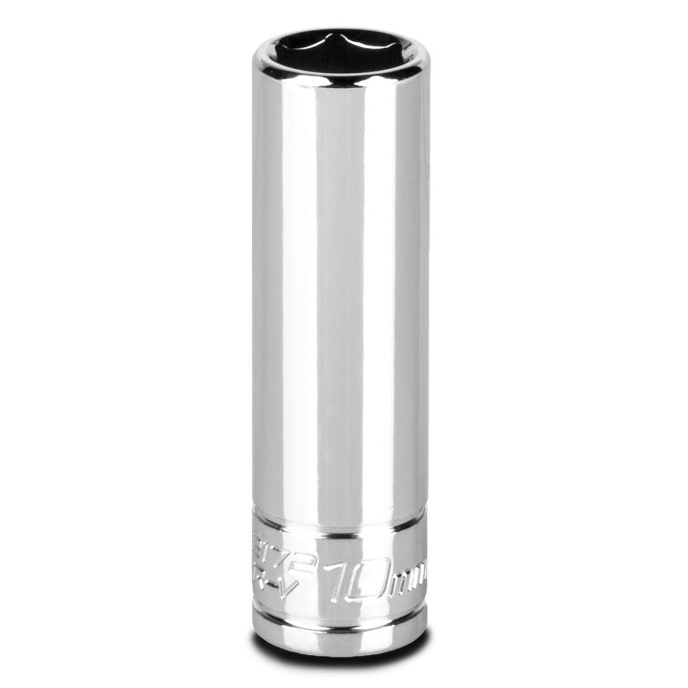 Juego de 1/4 pulg. para zócalos profundos métricos de 10 mm Capri Tools CP12172