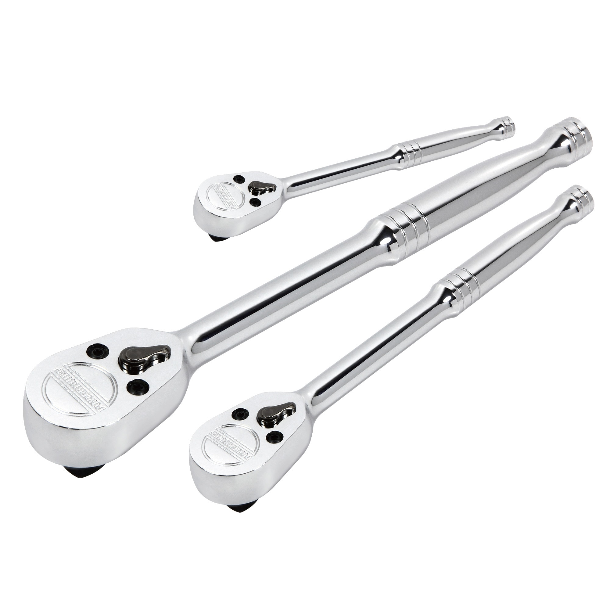 Juego de 16 piezas Powerbuilt 1/4-in a 1/2-in Drive Standard (SAE) y Metric Intermediate Socket Set 949009