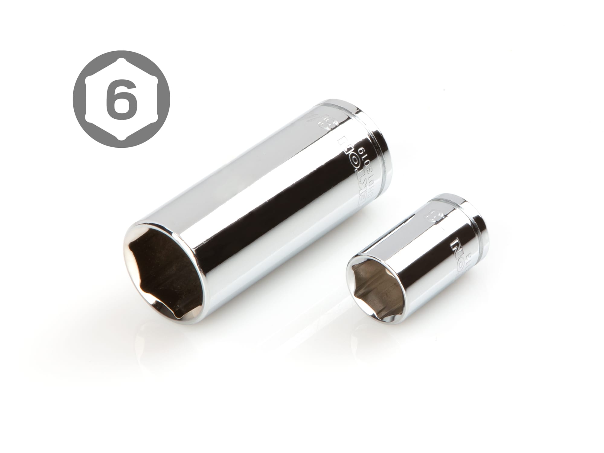 Juego de dados TEKTON de 3/8 pulgadas, estándar (SAE) y métricos, de 47 piezas, de 1/4 a 7/8 pulgadas y de 6 a 19 mm - Modelo SKT15301