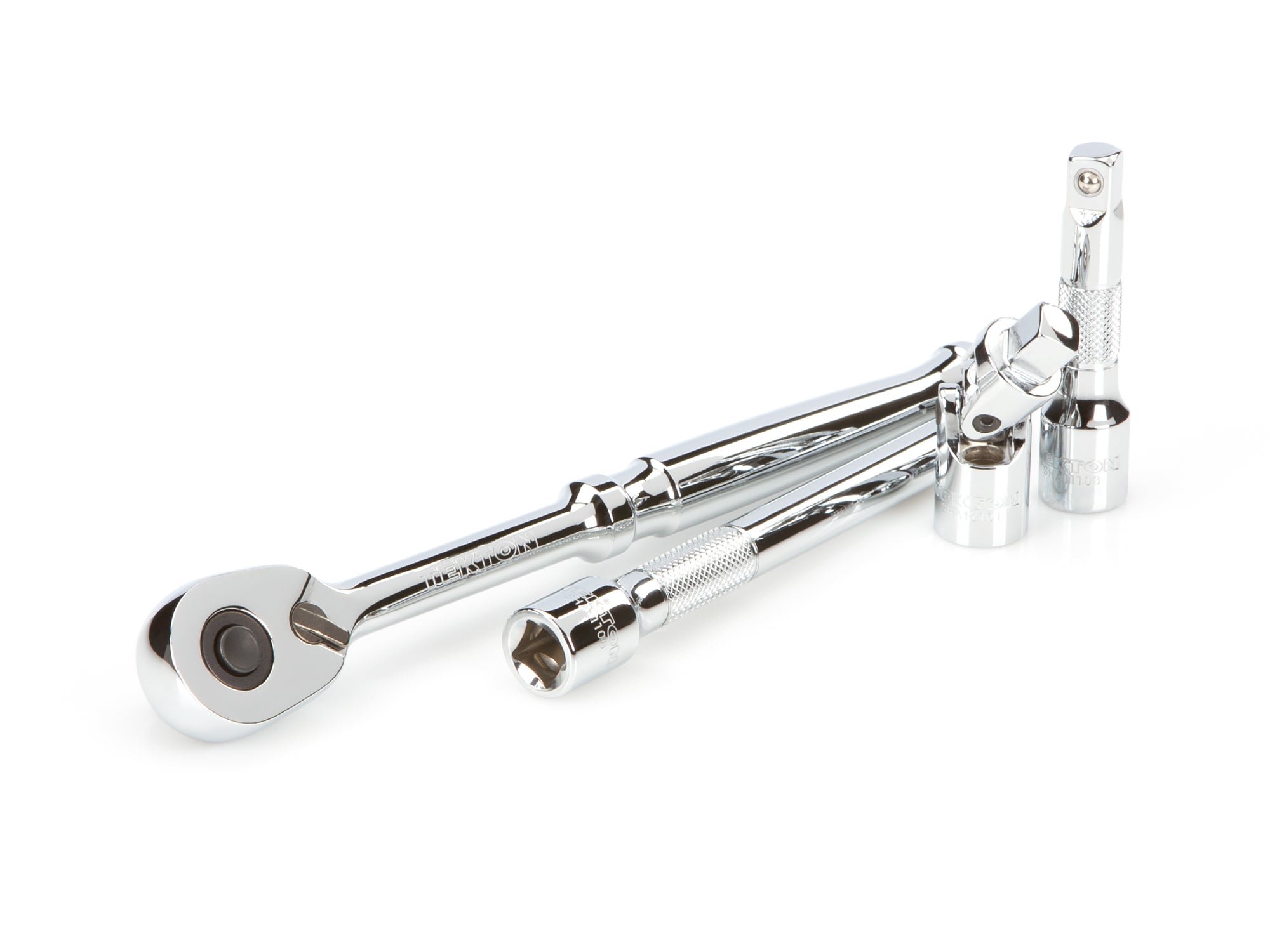 Juego de dados TEKTON de 3/8 pulgadas, estándar (SAE) y métricos, de 47 piezas, de 1/4 a 7/8 pulgadas y de 6 a 19 mm - Modelo SKT15301