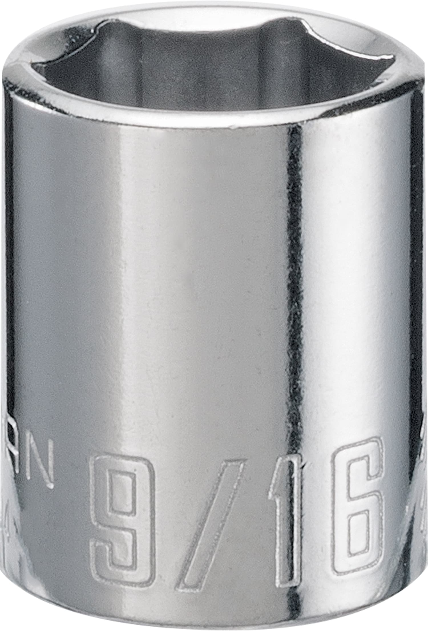 Llave de vaso superficial estándar CRAFTSMAN de 3/8 pulgadas (SAE) de 9/16 pulgadas CMMT43004