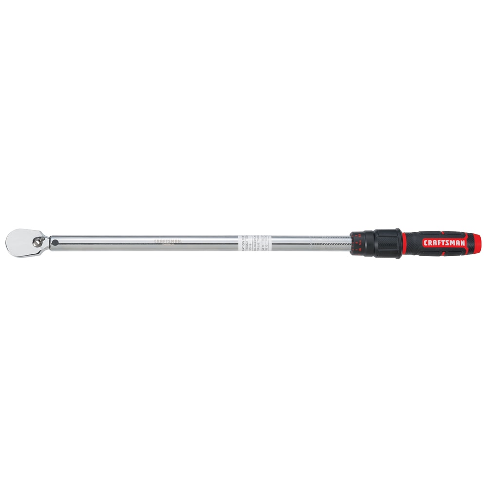 Llave de torque CRAFTSMAN de 1/2 pulgadas con trinquete (50 lb-pie a 250 lb-pie) CMMT99434