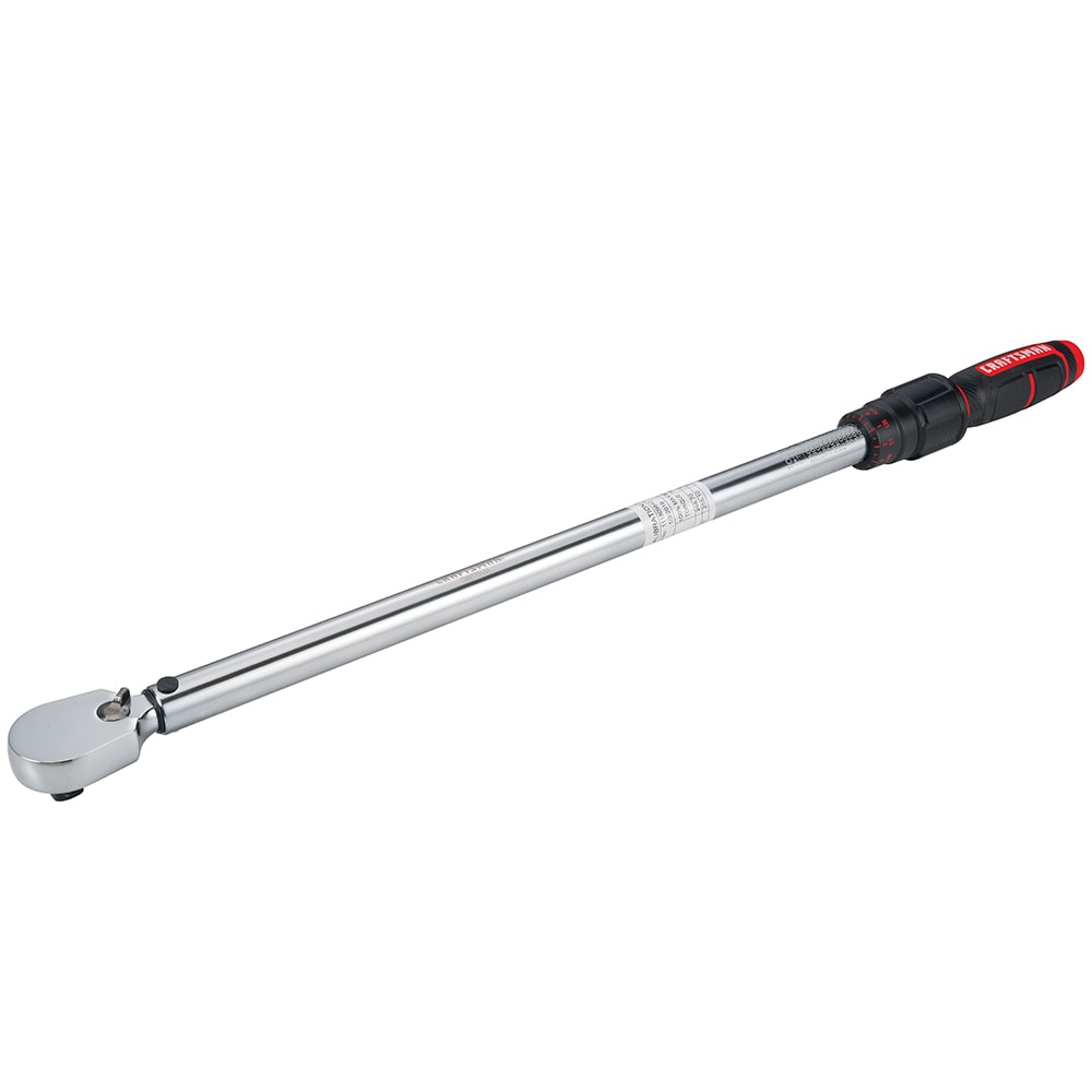 Llave de torque CRAFTSMAN de 1/2 pulgadas con trinquete (50 lb-pie a 250 lb-pie) CMMT99434