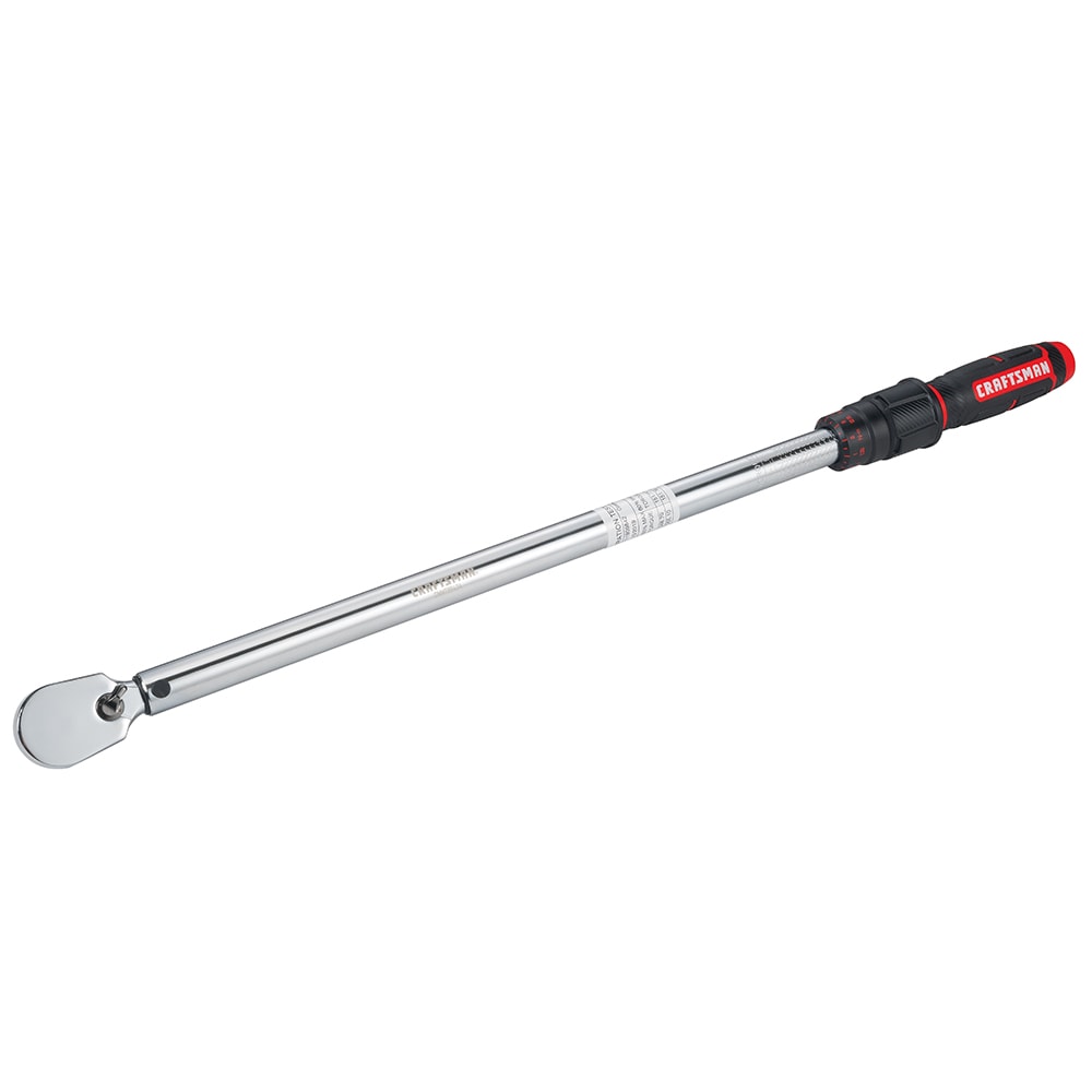 Llave de torque CRAFTSMAN de 1/2 pulgadas con trinquete (50 lb-pie a 250 lb-pie) CMMT99434