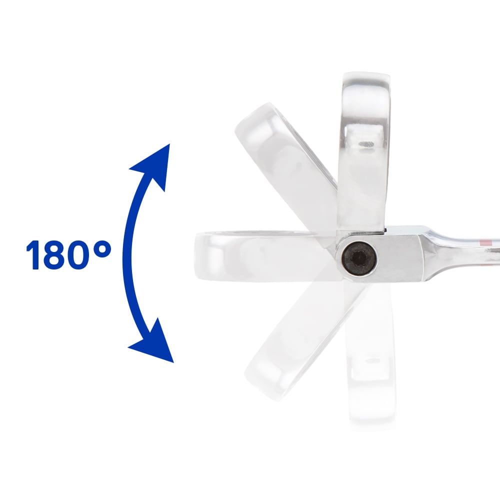 Juego de 8 piezas de llaves de trinquete flexibles métricas Kobalt 81710