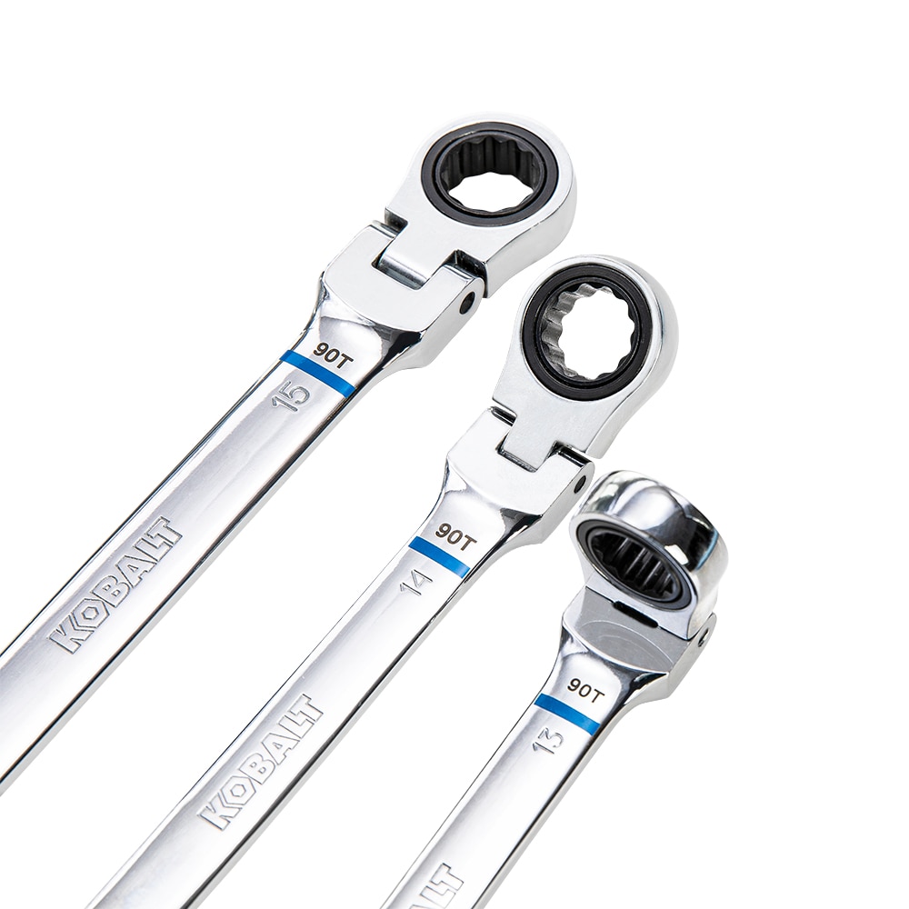 Juego de 8 piezas de llaves de trinquete flexibles métricas Kobalt 81710