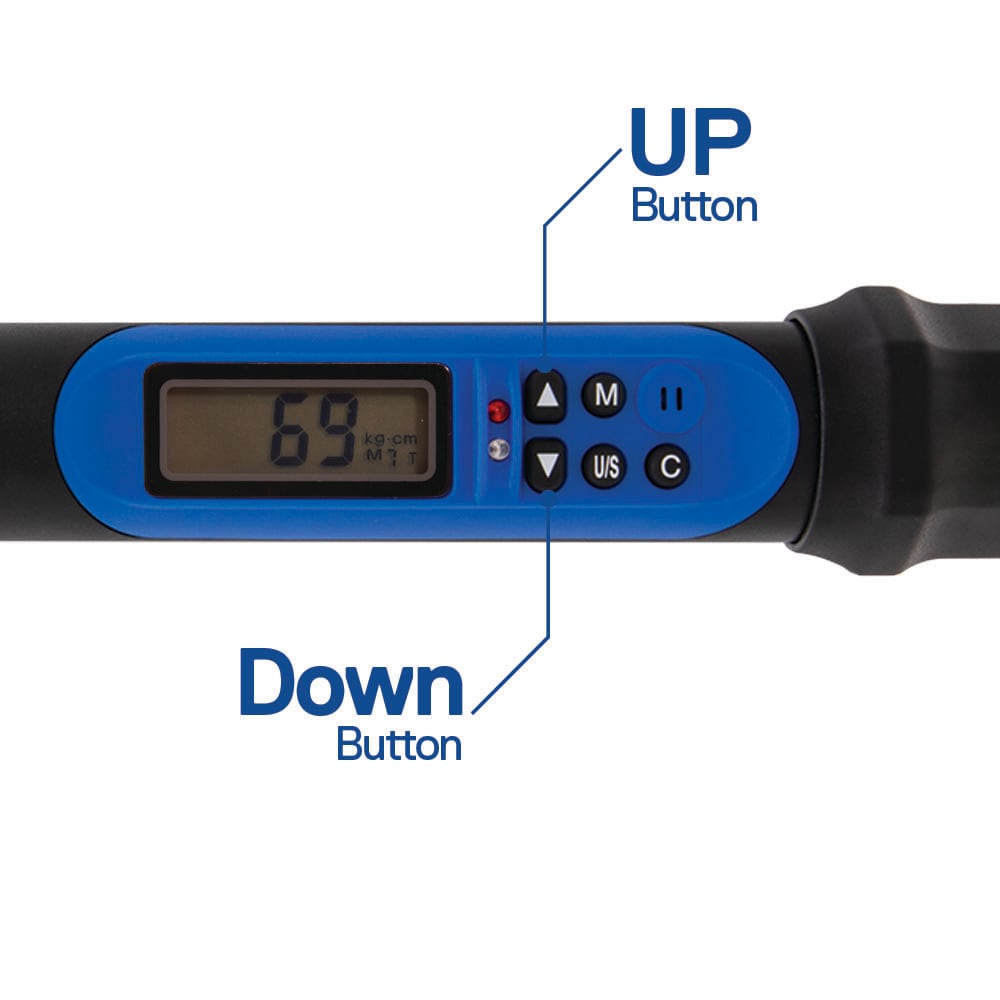Llave de torsión digital de 3/8 pulgadas Kobalt (5 ft/lb a 100 ft/lb) con baterías incluidas 81731