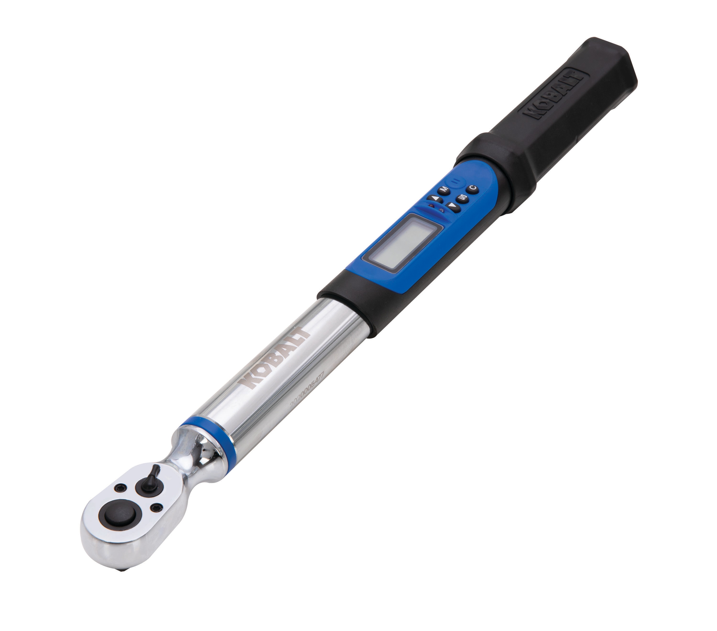 Llave de torsión digital de 3/8 pulgadas Kobalt (5 ft/lb a 100 ft/lb) con baterías incluidas 81731