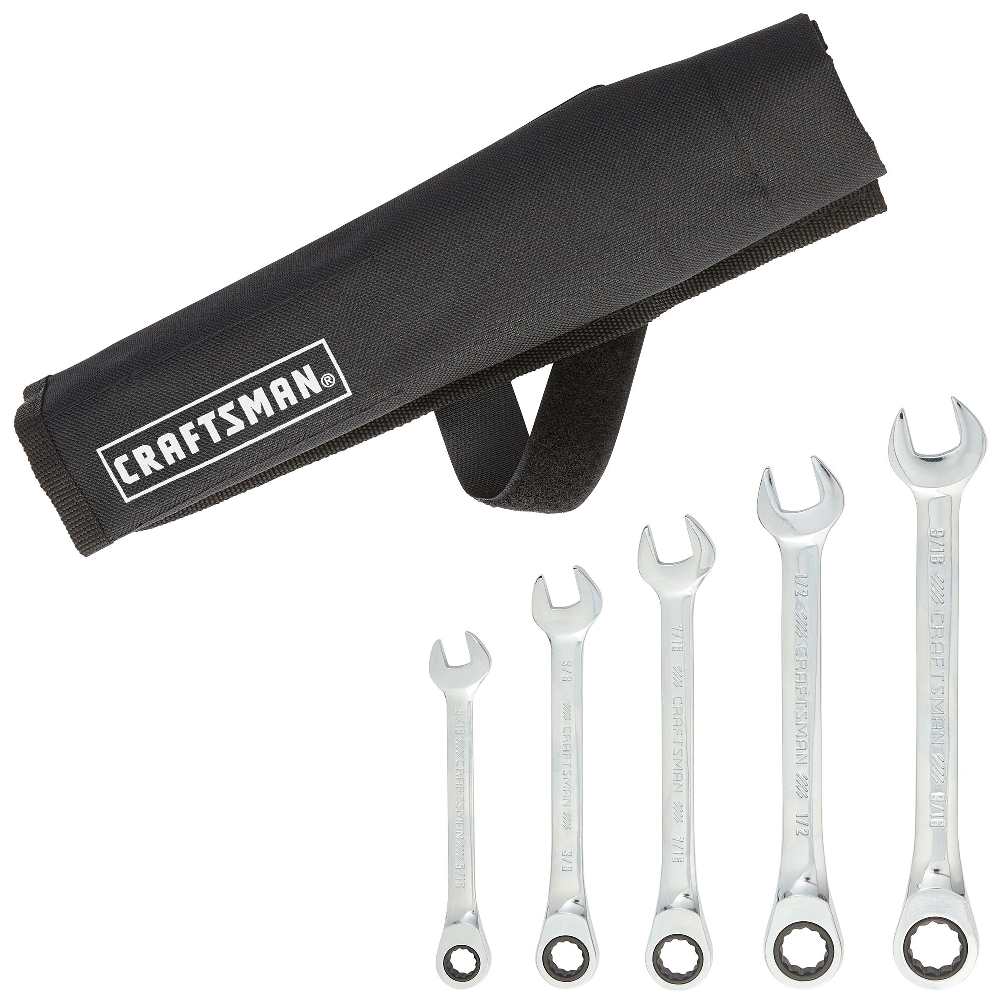 Juego de 5 llaves de trinquete estándar (SAE) CRAFTSMAN CMMT99755