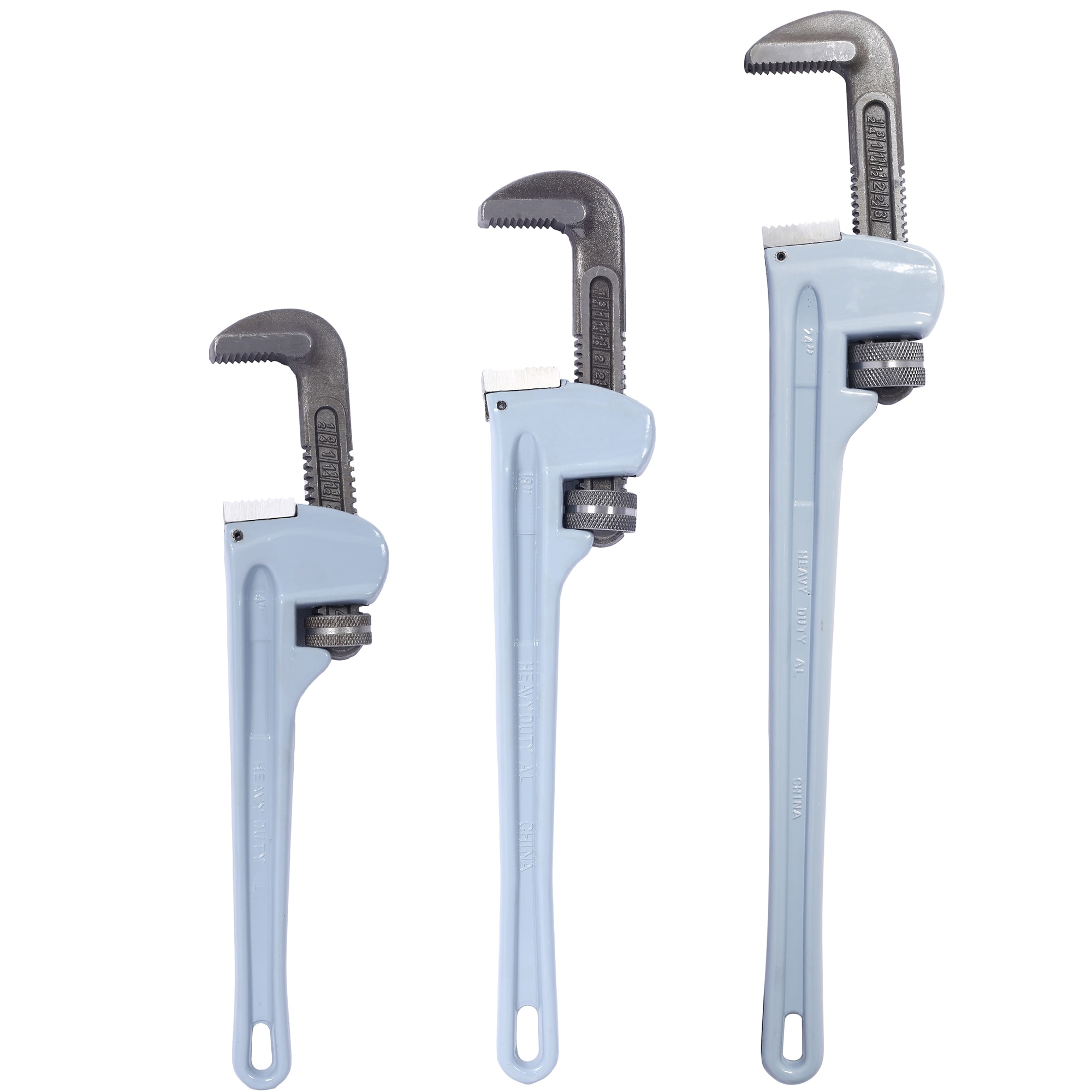 Juego de 3 Llaves de tubo de aluminio de 14 pulgadas LETILY 012U32LB