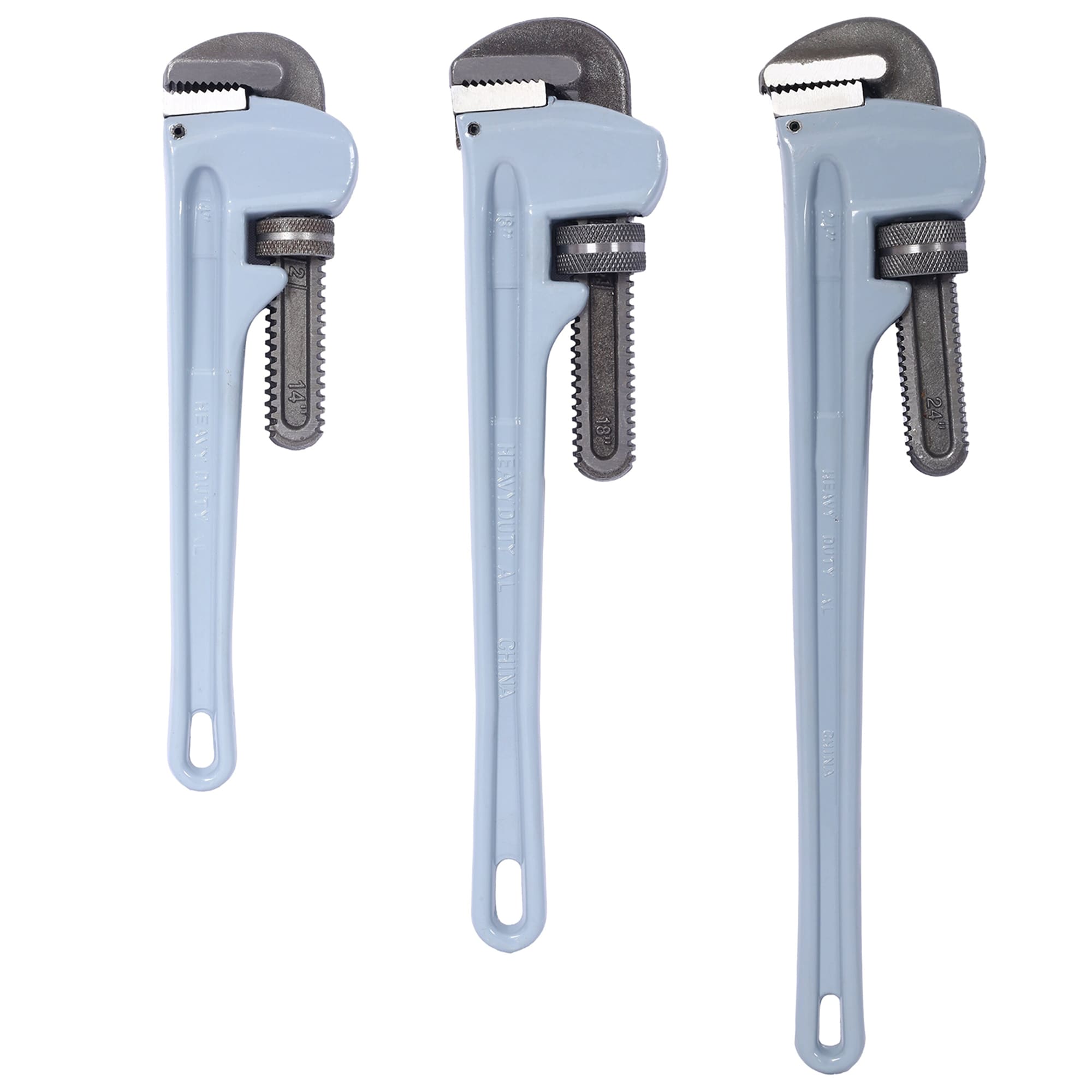Juego de 3 Llaves de tubo de aluminio de 14 pulgadas LETILY 012U32LB