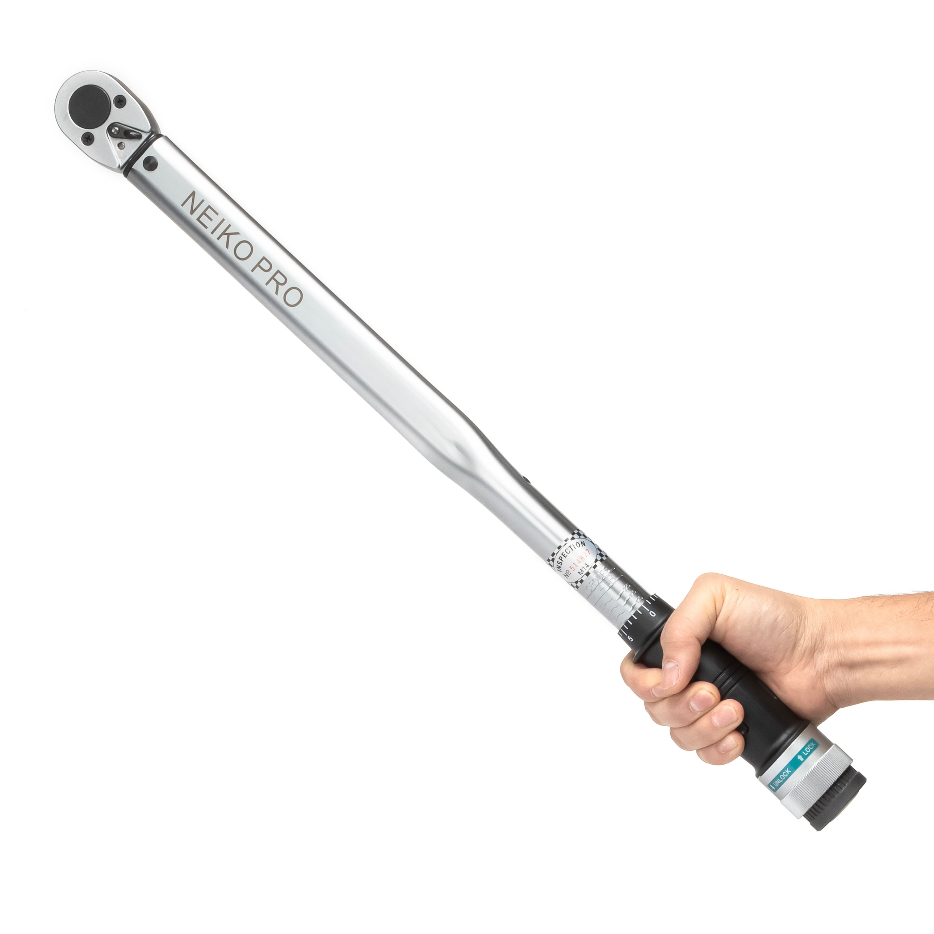 Llave de torsión de clic NEIKO de 1/2 pulgadas (50 libras-pie a 250 libras-pie) 03709B
