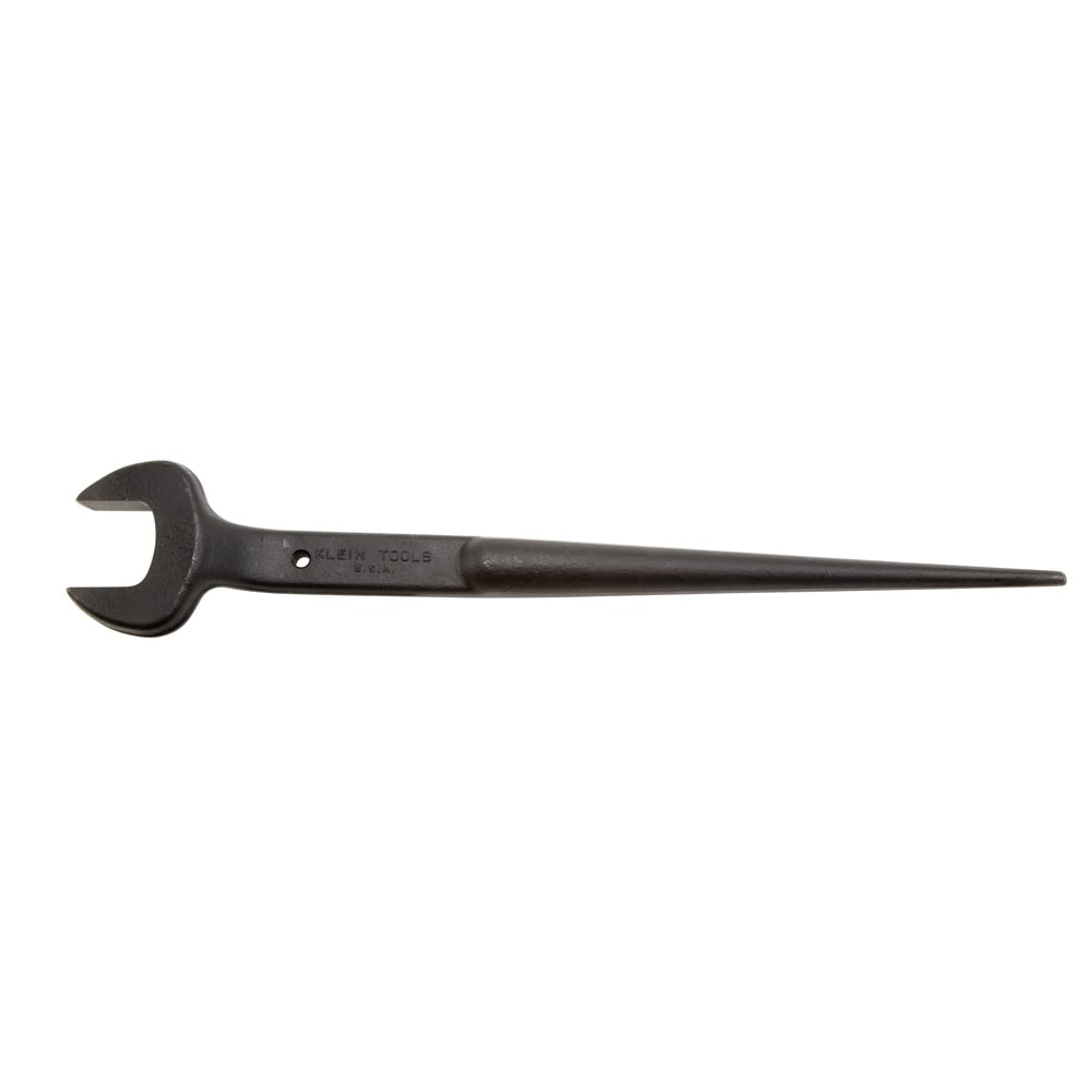 Llave de tuercas ajustable Klein Tools, abertura nominal de 1-7/16 pulgadas con orificio de seguridad 3213TT
