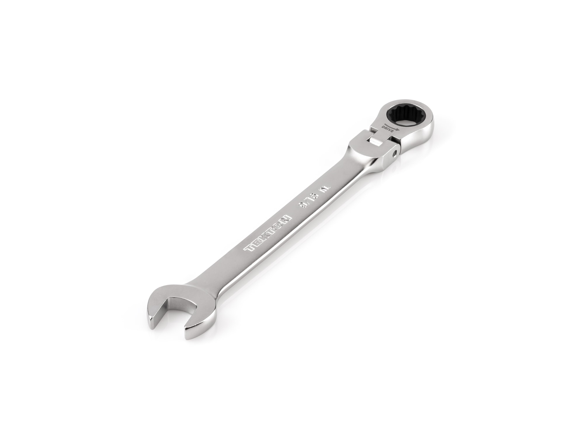Llave de trinquete flexible estándar (SAE) TEKTON de 9/16 pulgadas WRC26314