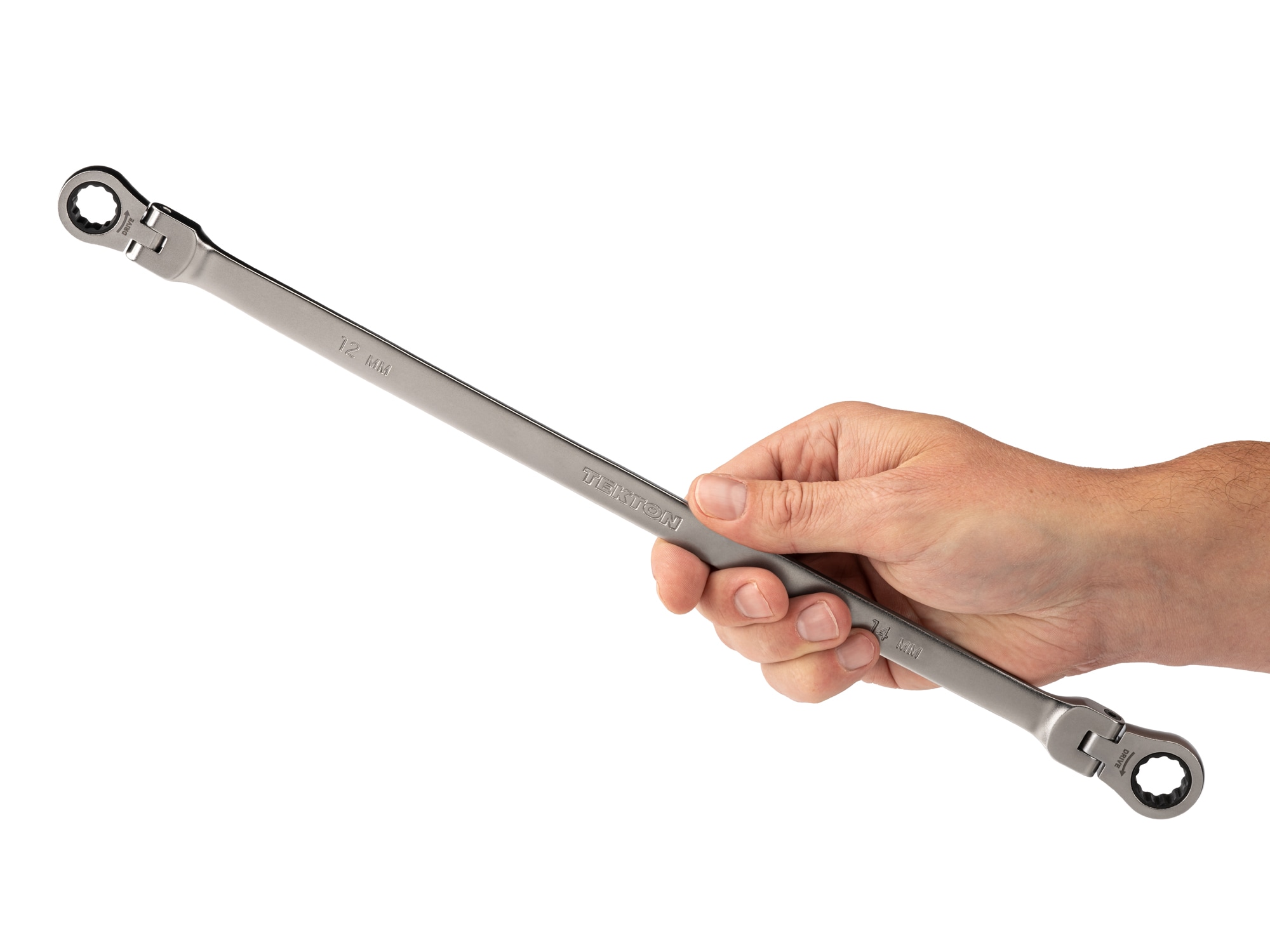 Llave de trinquete flexible métrica TEKTON 12mm x 14mm WRB36412