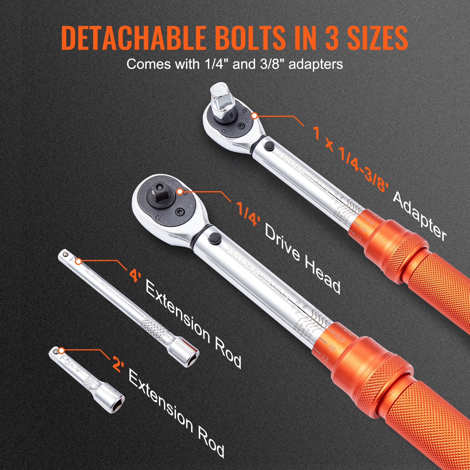 Multiplicador de torque de 1/4 de pulgada SVOPESLLAVE DE TORQUE (20 libras-pie a 200 libras-pie) SVOPESDJSNLBS05990V0