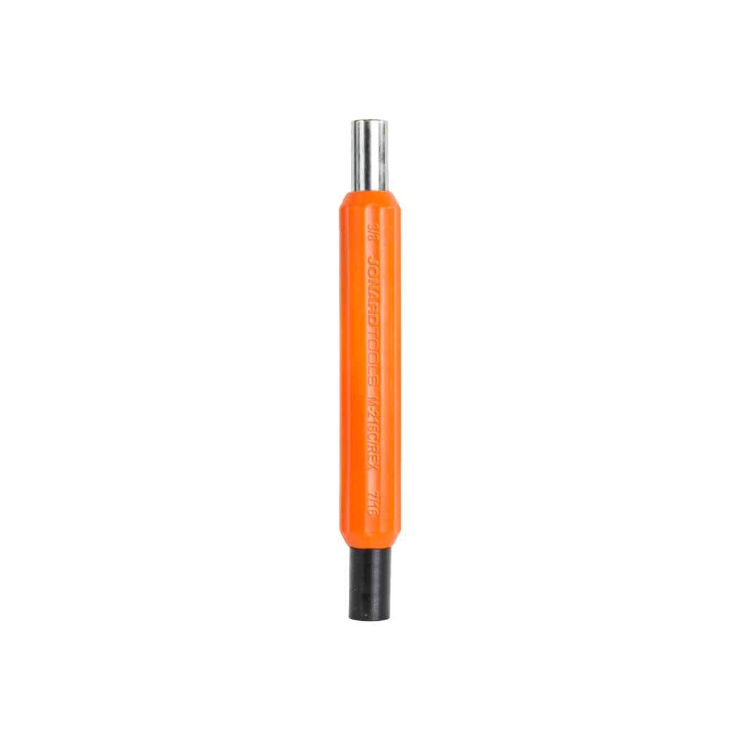 Llave de estrella estándar (SAE) de extremo abierto de 7/16 pulgadas Jonard Tools (sin estuche) M-216C/REX
