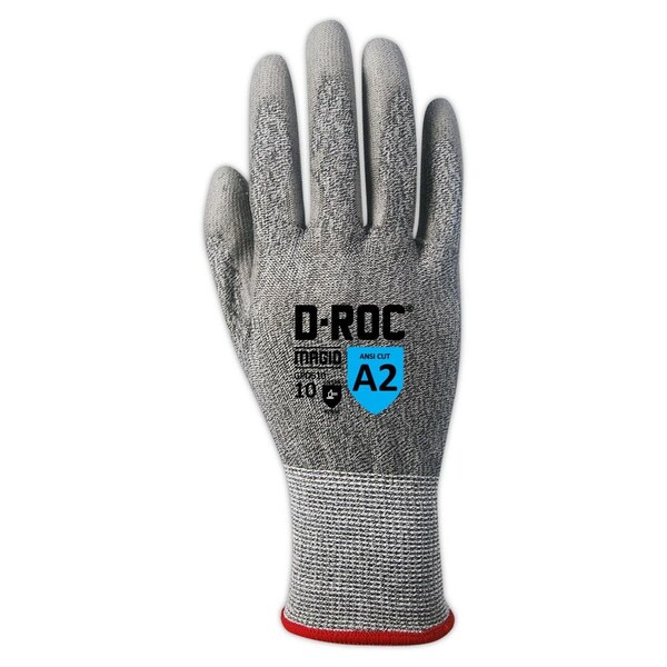 Guantes recubiertos Magid, Nivel de corte 2, Sal y Pimienta - GPD510-11