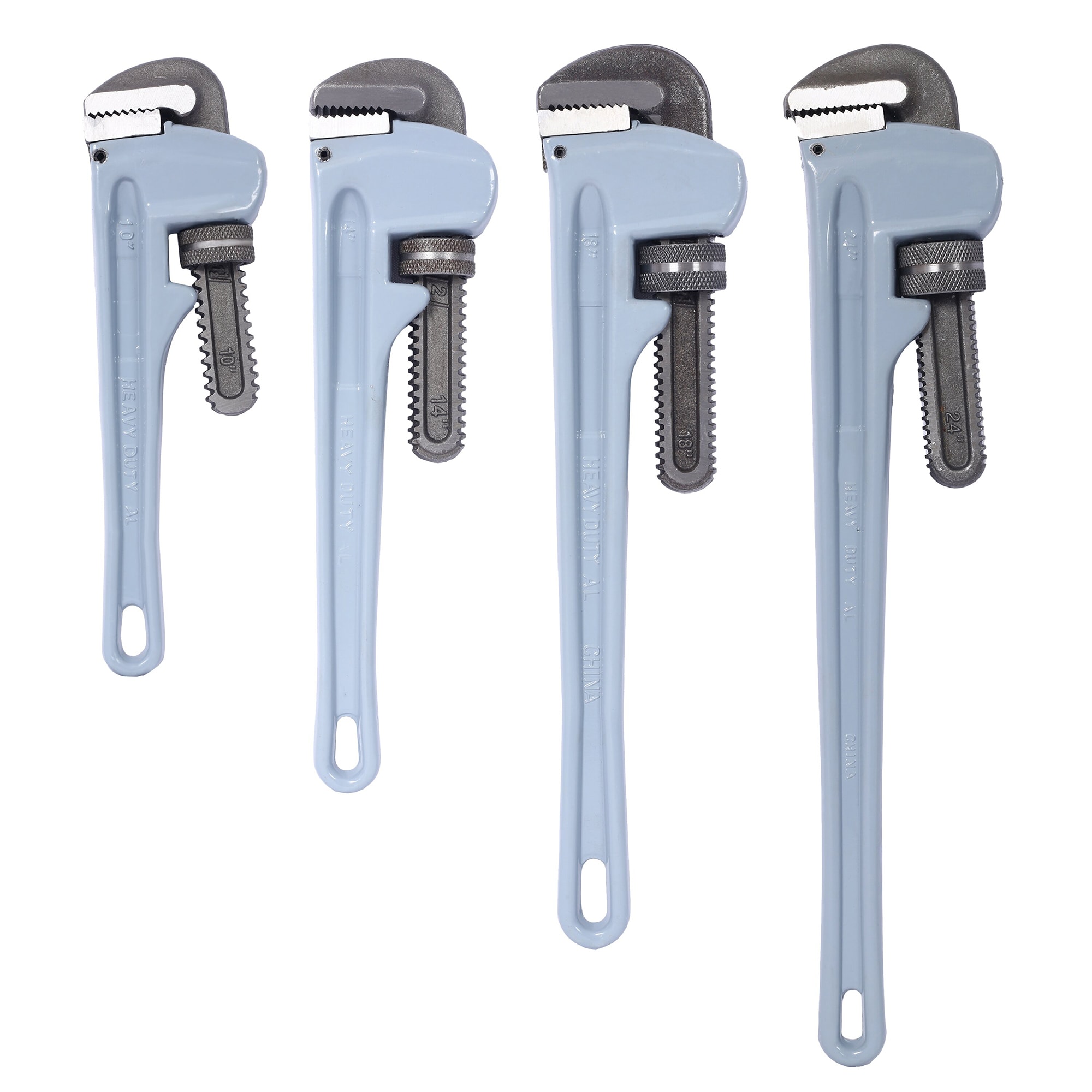 Juego de 4 llaves stilson de aluminio de 14 pulgadas LETILY 9JALGXZY