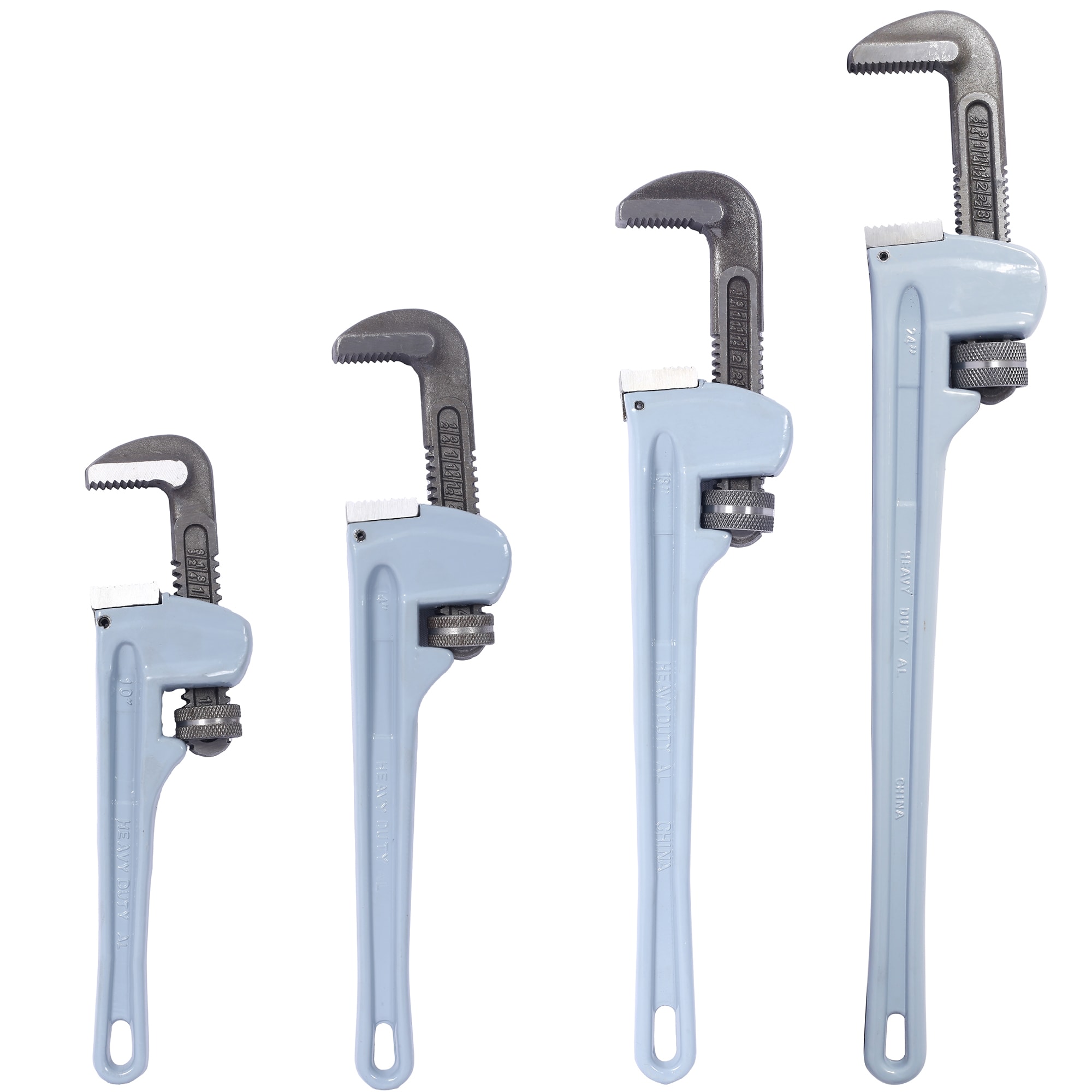 Juego de 4 llaves stilson de aluminio de 14 pulgadas LETILY 9JALGXZY