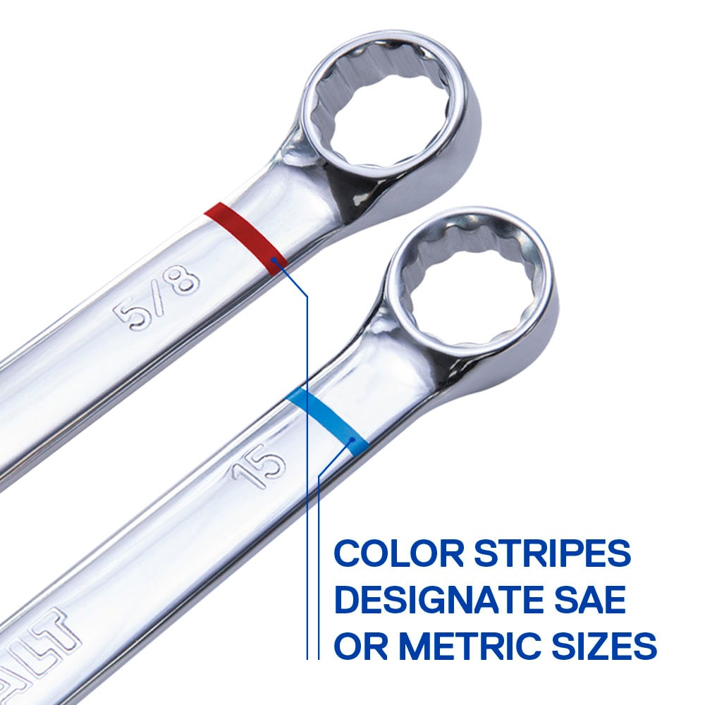 Llave Combinada Estándar Métrica de 24mm de 12 Puntas Kobalt (sin estuche) 85636