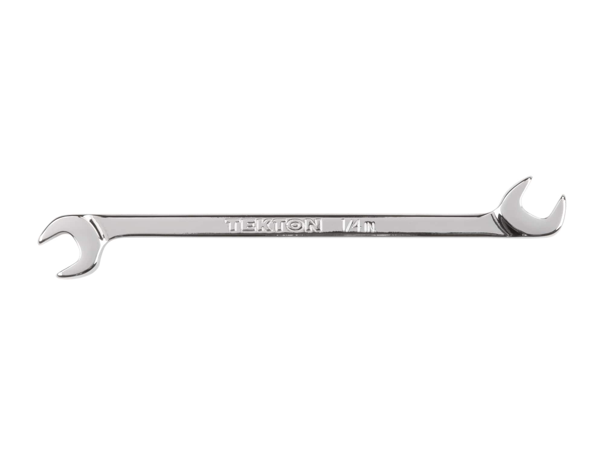 Llave de extremo abierto de ángulo estándar (SAE) TEKTON de 1/4 pulgadas (sin estuche) WAE83006