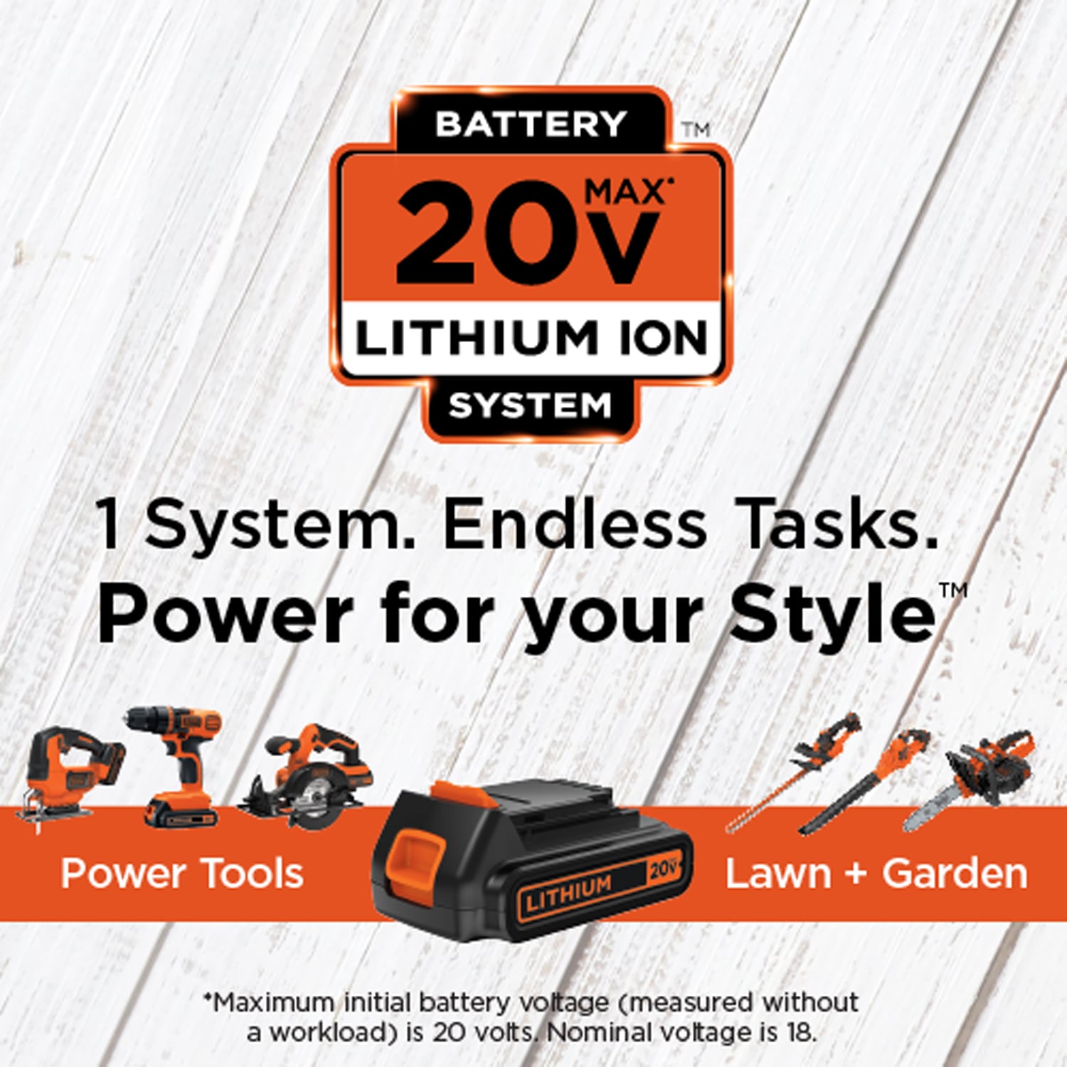 BLACK+DECKER POWERCONNECT Taladro inalámbrico de 20 voltios Max 3/8 pulg. - 1 batería incluida BDCDD120C