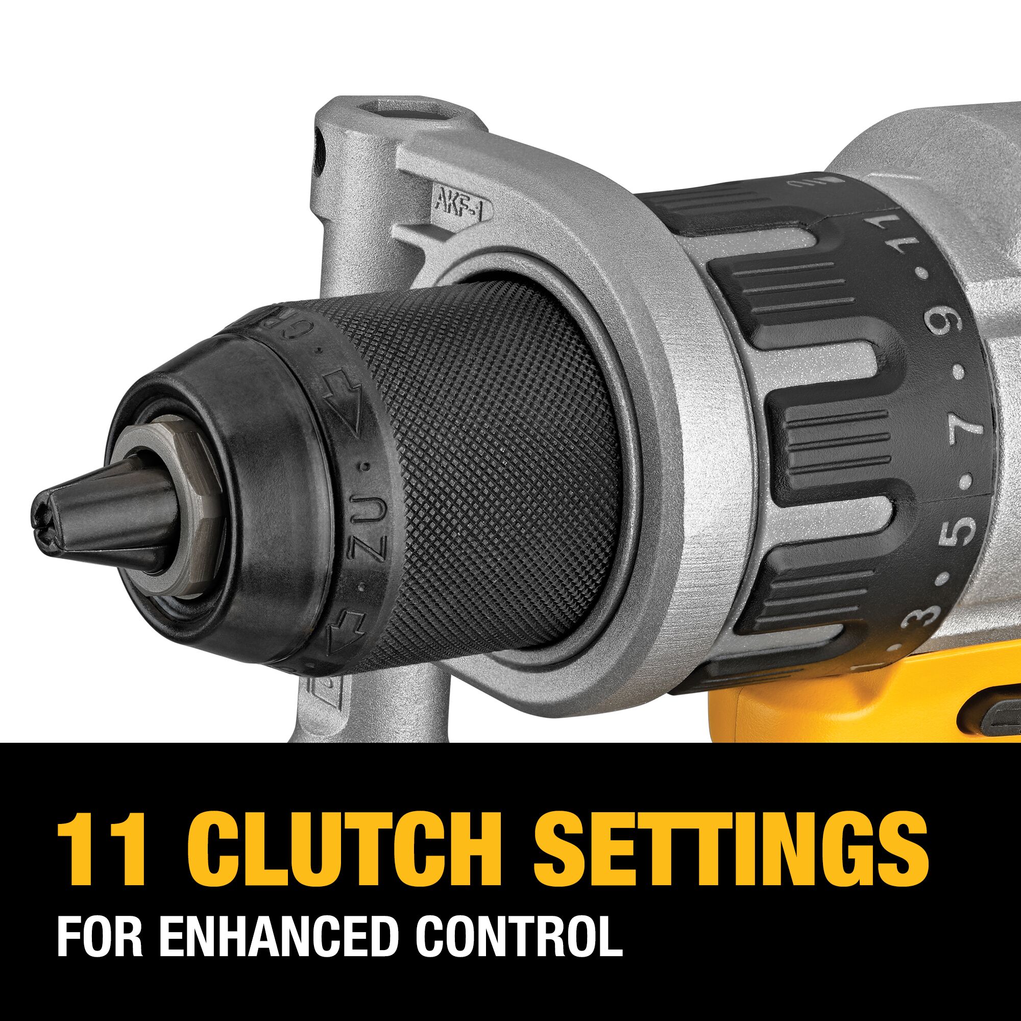 Taladro percutor inalámbrico DEWALT XR POWER DETECT 1/2 pulgadas 20 voltios max con velocidad variable sin escobillas híbrido - Capaz de martillo con batería 1 DCD998W1