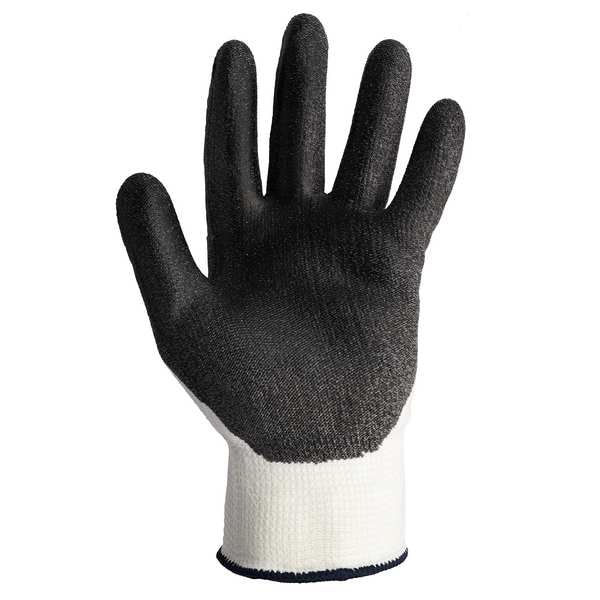 Guantes recubiertos Kleenguard, Nivel de corte A1, 10 ga, Gris/Negro, XS - 47114.