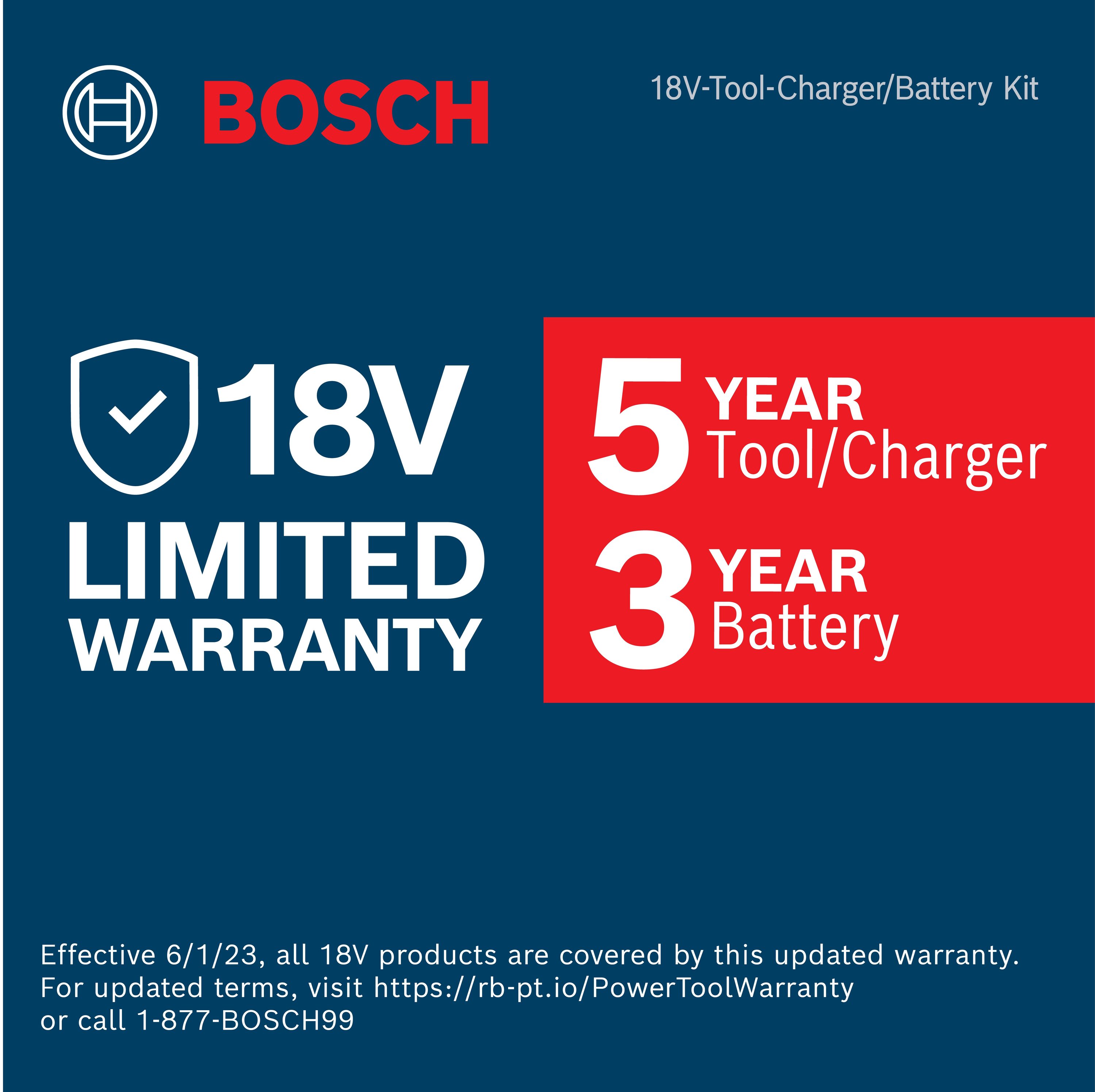 Rotomartillo Bosch de 1/2 pulgadas 18 voltios 4 amperios con velocidad variable sin escobillas e incluye 2 baterías GSB18V-800CB24