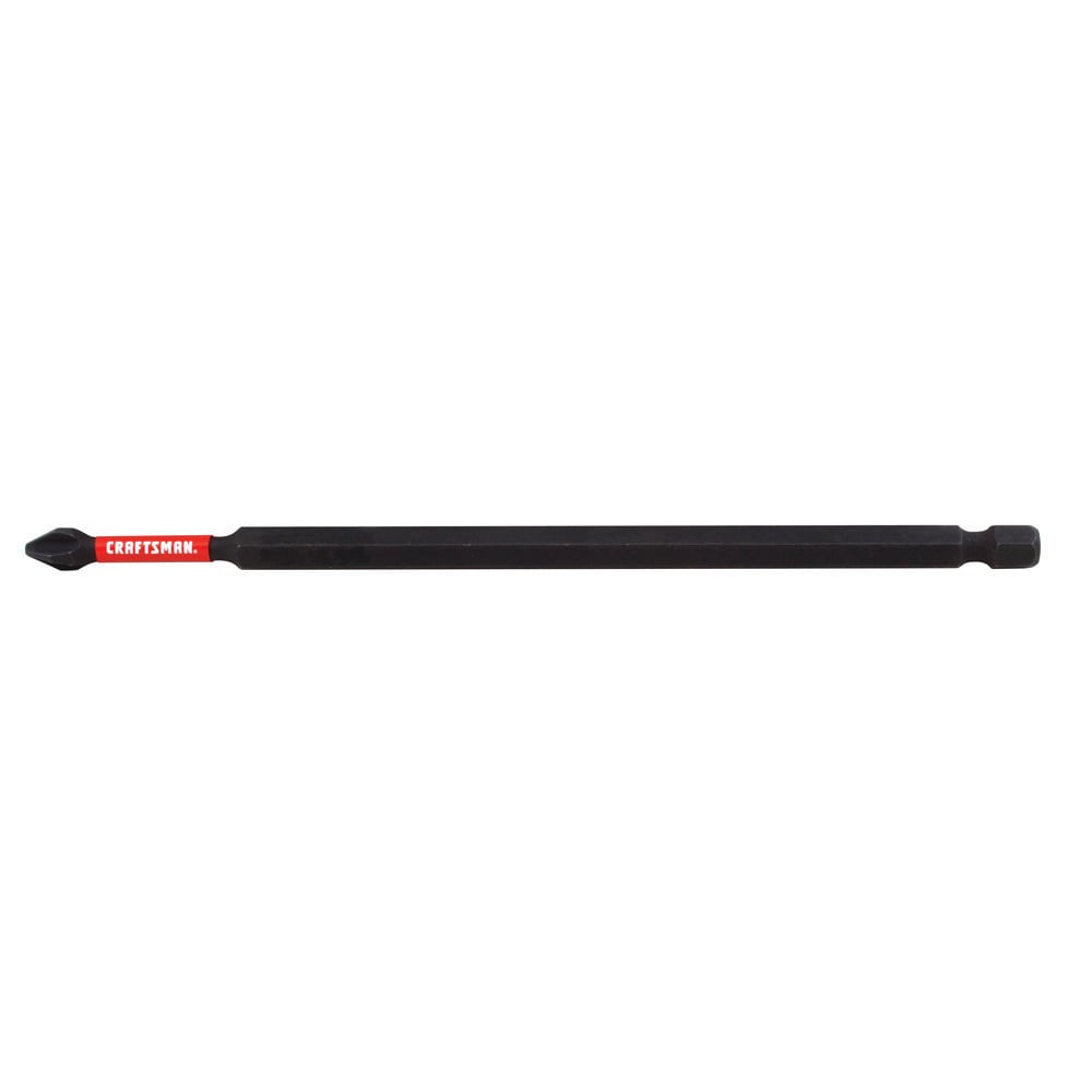 Punta de destornillador de impacto Phillips de 1/4 pulgadas x 6 pulgadas con clasificación de impacto CRAFTSMAN CMAF36PH21