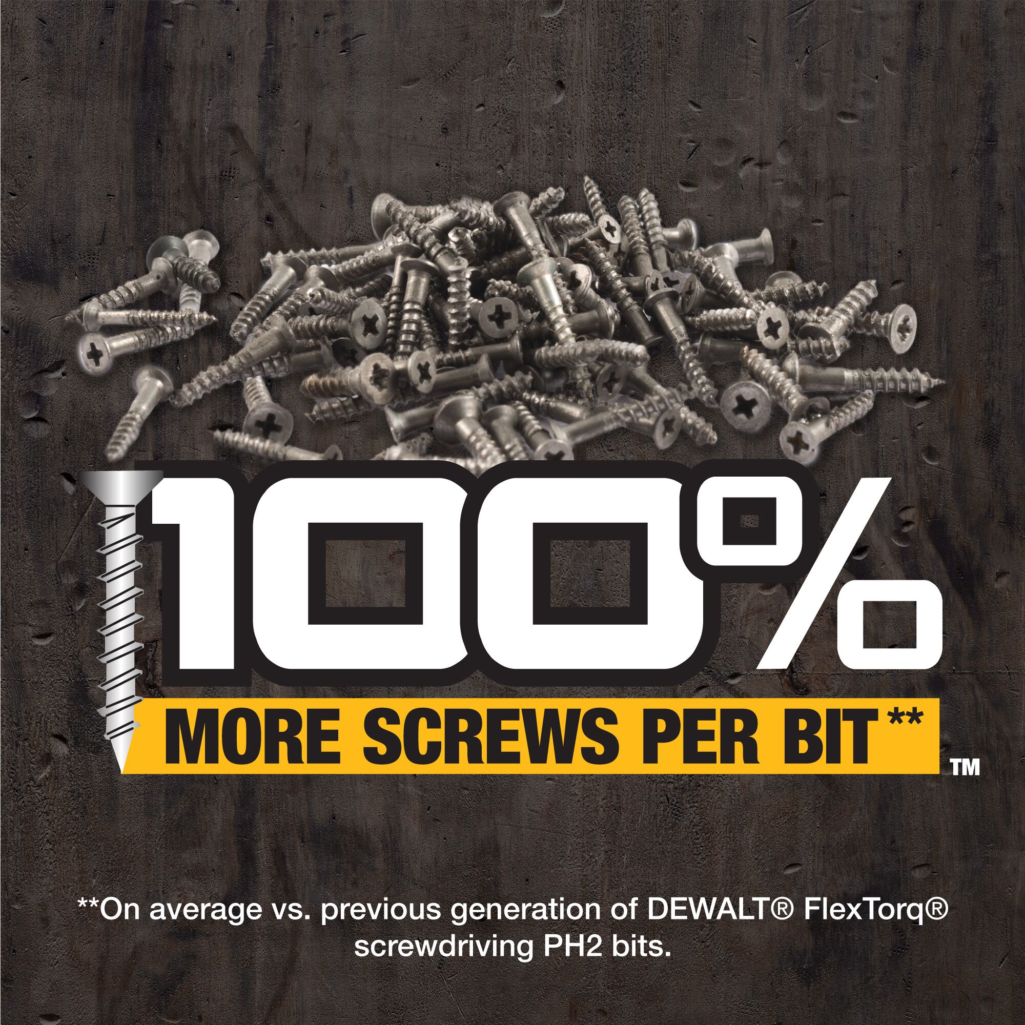 Punta de destornillador de impacto Phillips DEWALT Flextorq de 1/4 pulg. x 1 pulg. - Juego de 3 piezas DWAF1PH2IR3