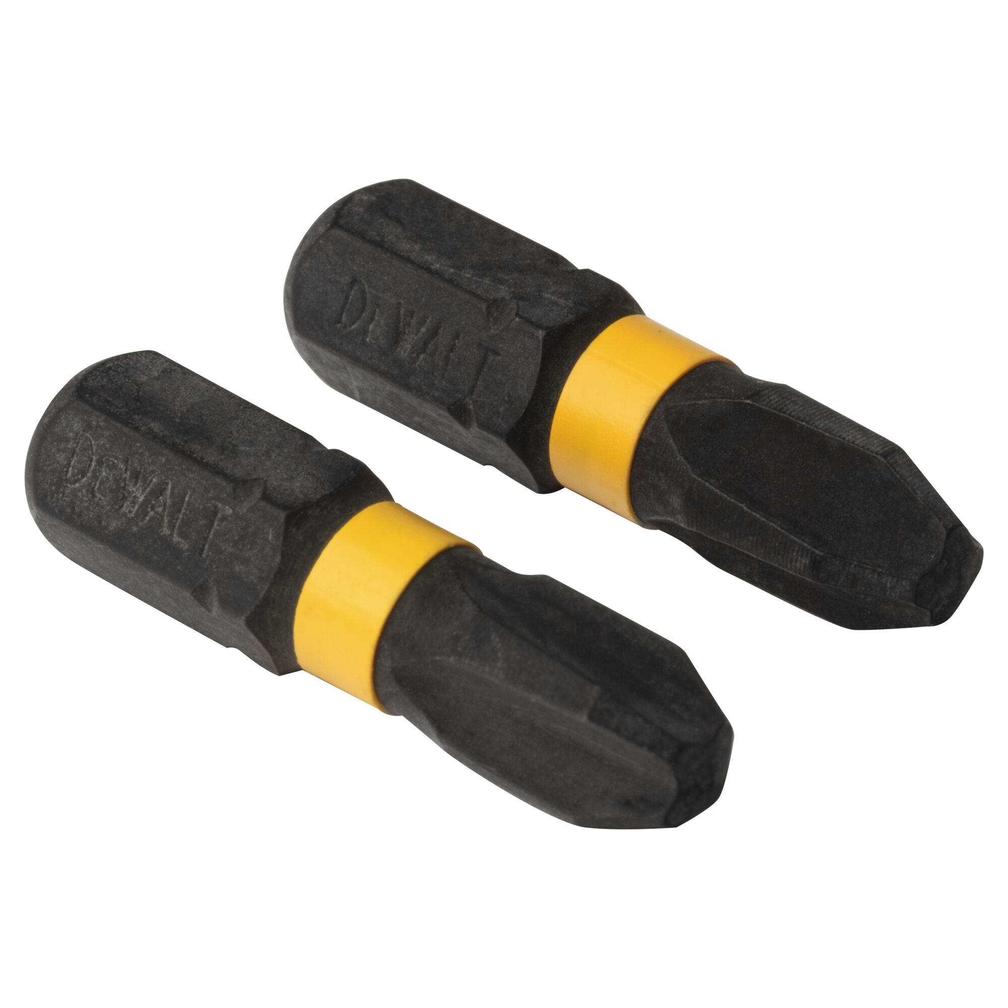 Punta de destornillador de impacto Phillips DEWALT FlexTorq de 1/4 de pulgada por 1 pulgada, 2 piezas DWA1PH3IR2-Z