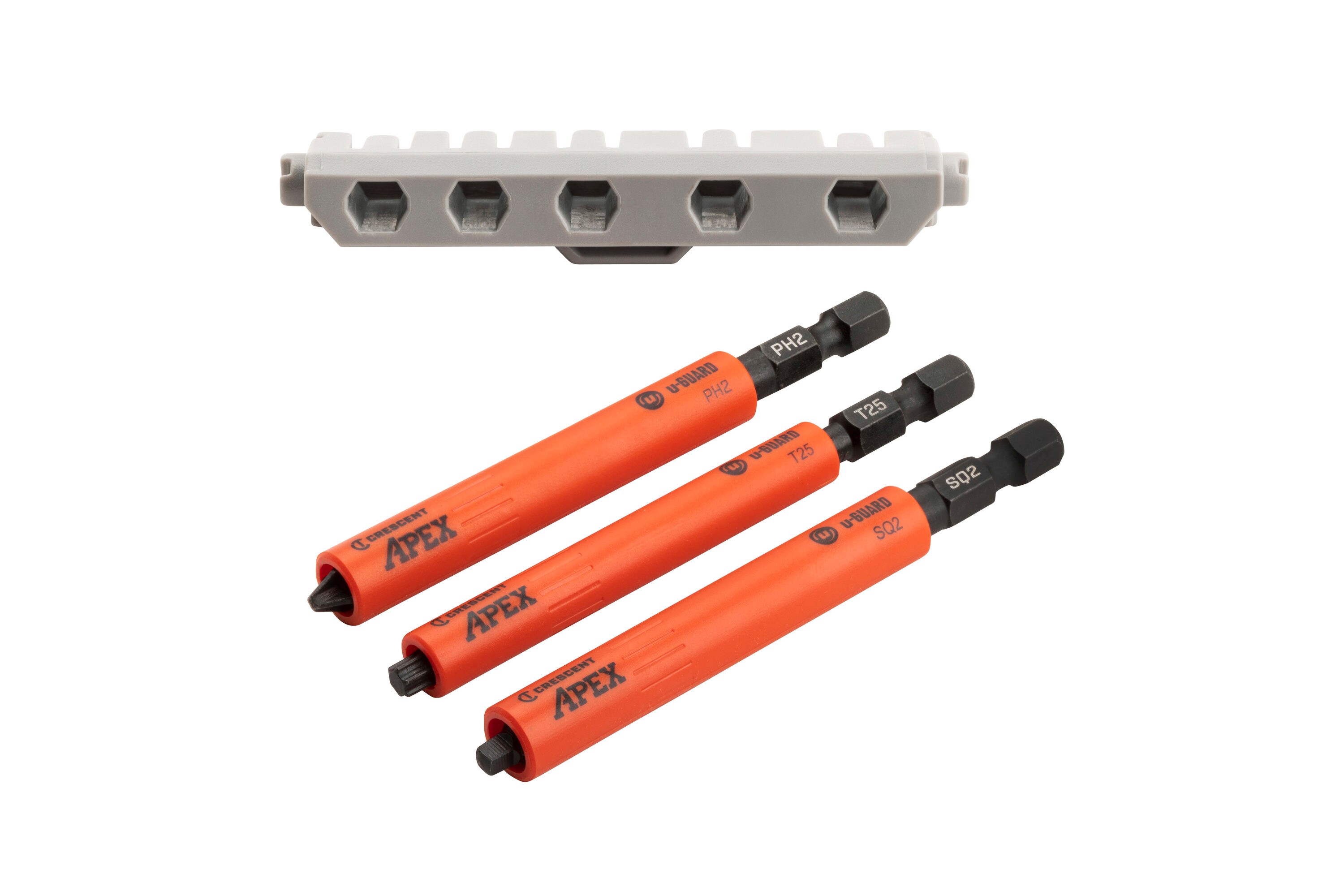 Juego de brocas de impacto Phillips/Square/Torx de 1/4 pulg. x 3-1/2 pulg. de Crescent, 3 piezas CAUGB3BR-3