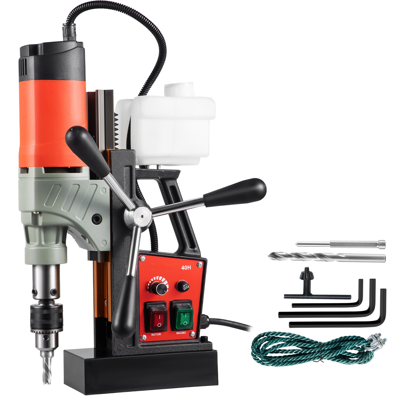 Prensa de taladro de bancada SVOPES 1200W 2 Rieles de cola de milano 13000N 5.23 A 1 Velocidad SVOPESSYWGDCL01150V1