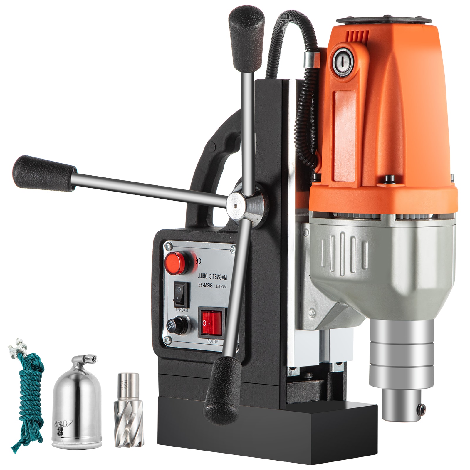 Prensa Magnética SVOPES 980W 10000N para Taladro 8.9 Amperios 1 Velocidad de Banco SVOPESBRM35LY02051V1
