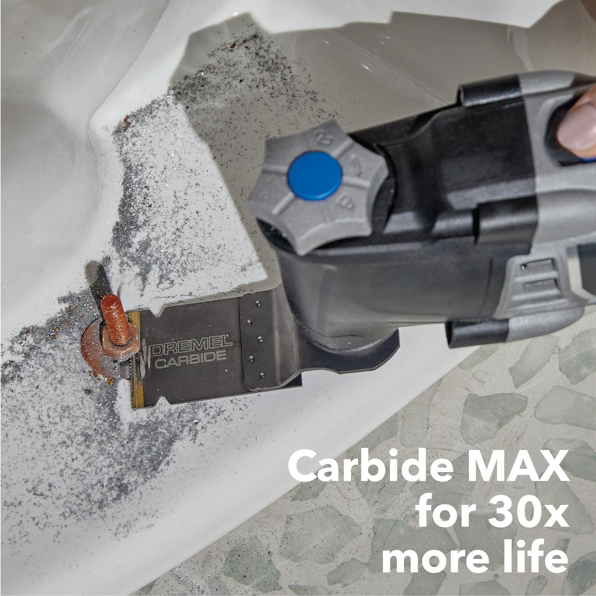Hojas de herramienta oscilante de carburo verdadero universal Dremel MM300W-1