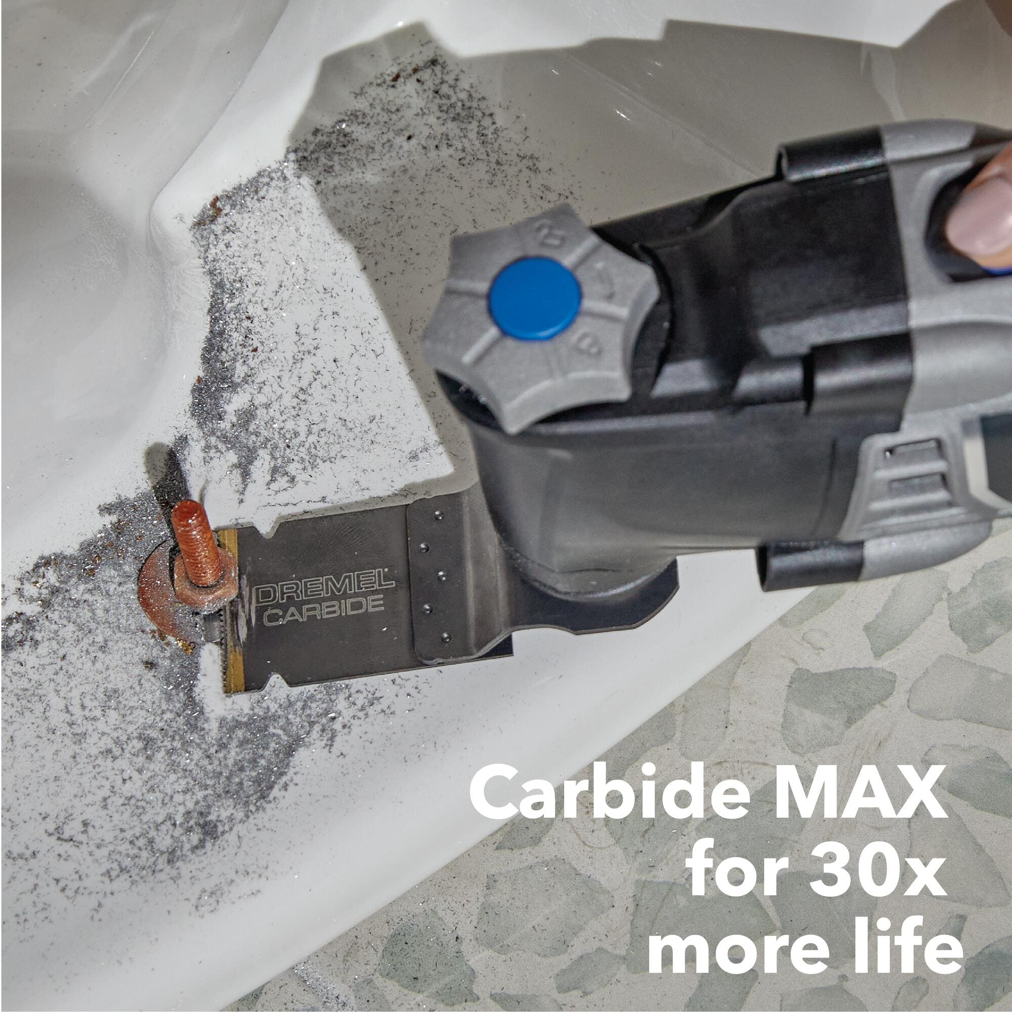 Juego de 3 hojas de herramienta oscilante de carburo Dremel Universal True Fit MM300W-3