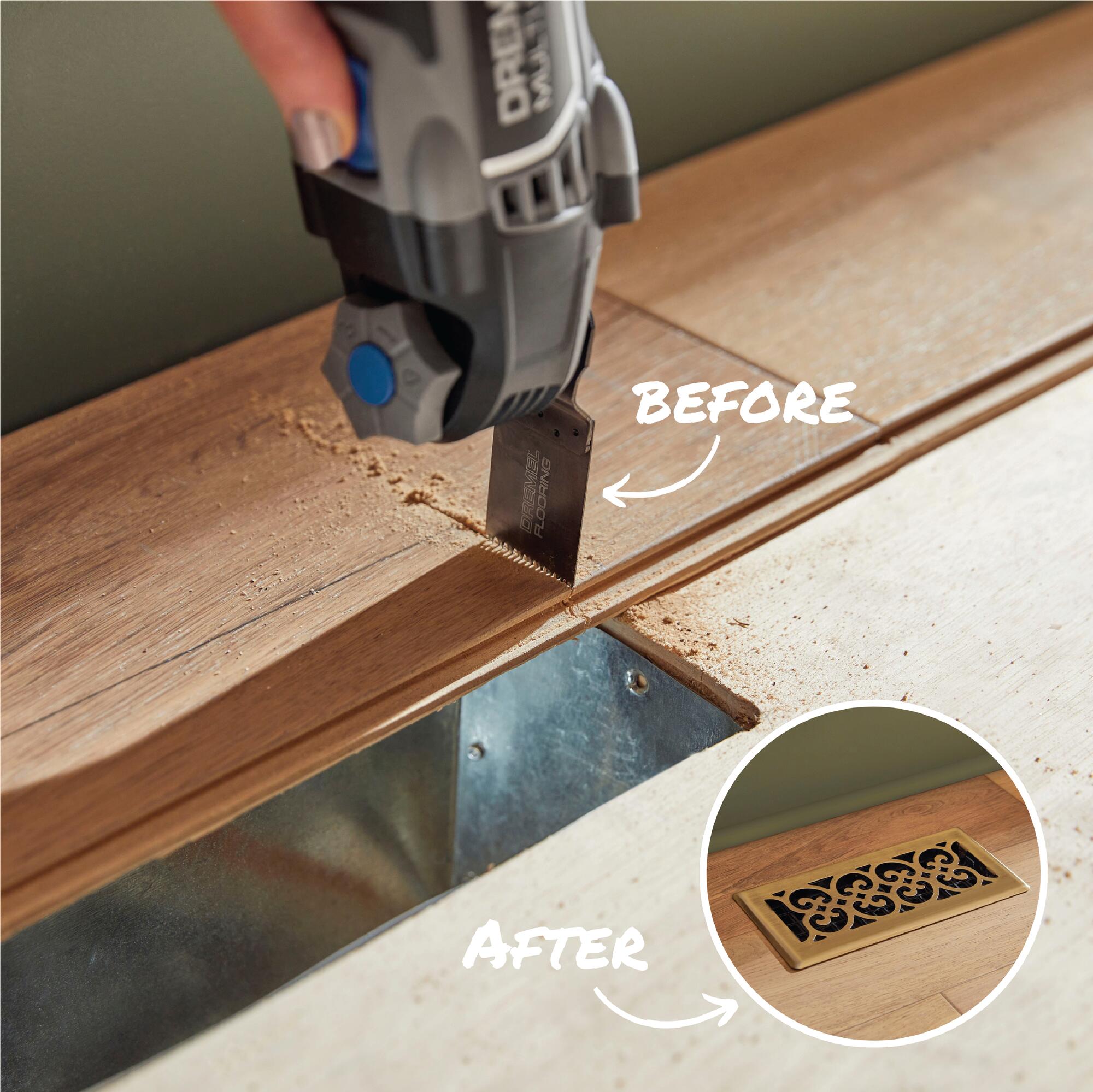 Hoja de herramienta oscilante Dremel Universal True Fit para madera/panel de yeso/bi-metal MM220W-1.