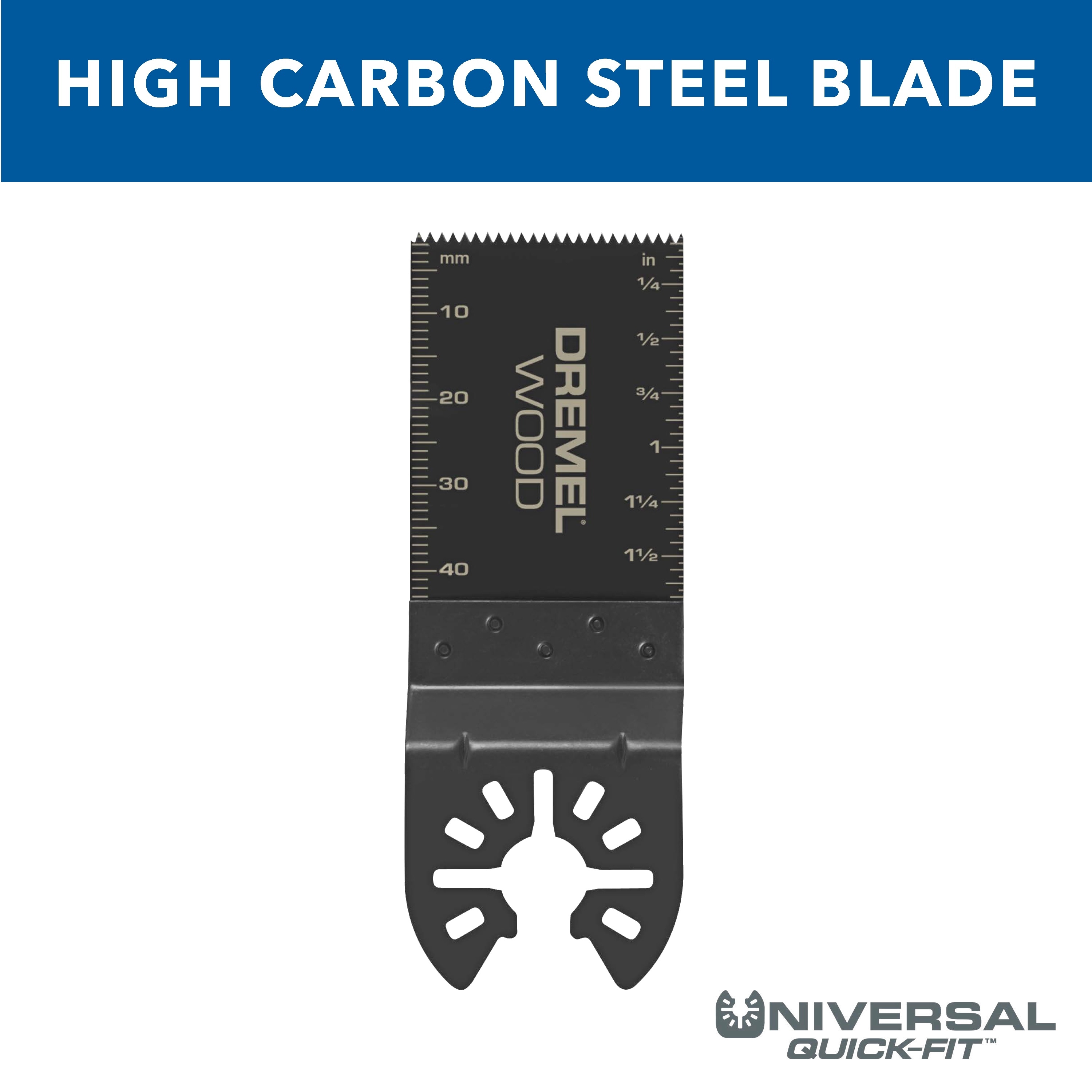 Cuchilla para herramienta oscilante de acero de alta velocidad Dremel MM480