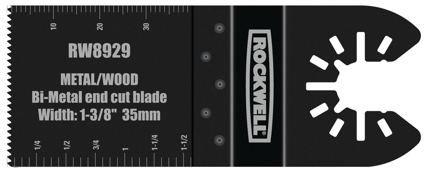 Hoja de herramienta oscilante bi-metal Universal End Cut Sonicrajsonic de ROCKWELL RW8929
