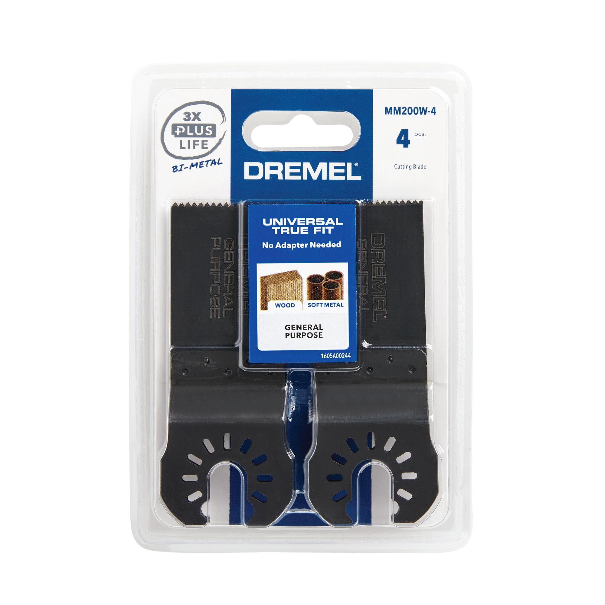 Hoja de herramienta oscilante bi-metálica Dremel Universal True Fit 4-Pack MM200W-4