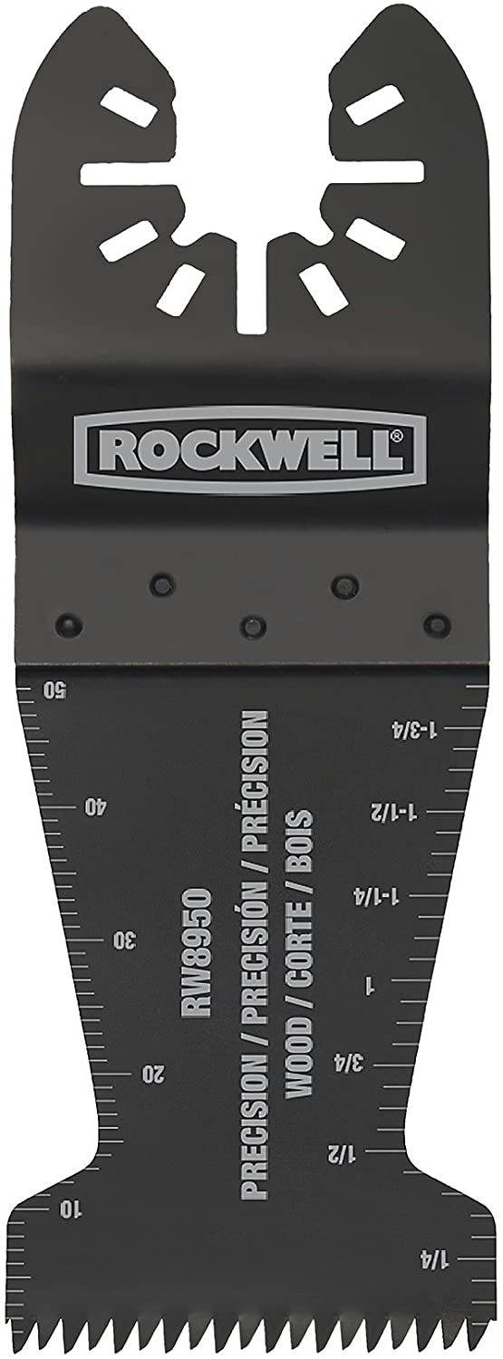 ROCKWELL Sonicrafter 3 - Juego de 3 hojas para herramienta oscilante de acero de alto carbono RW8950.3