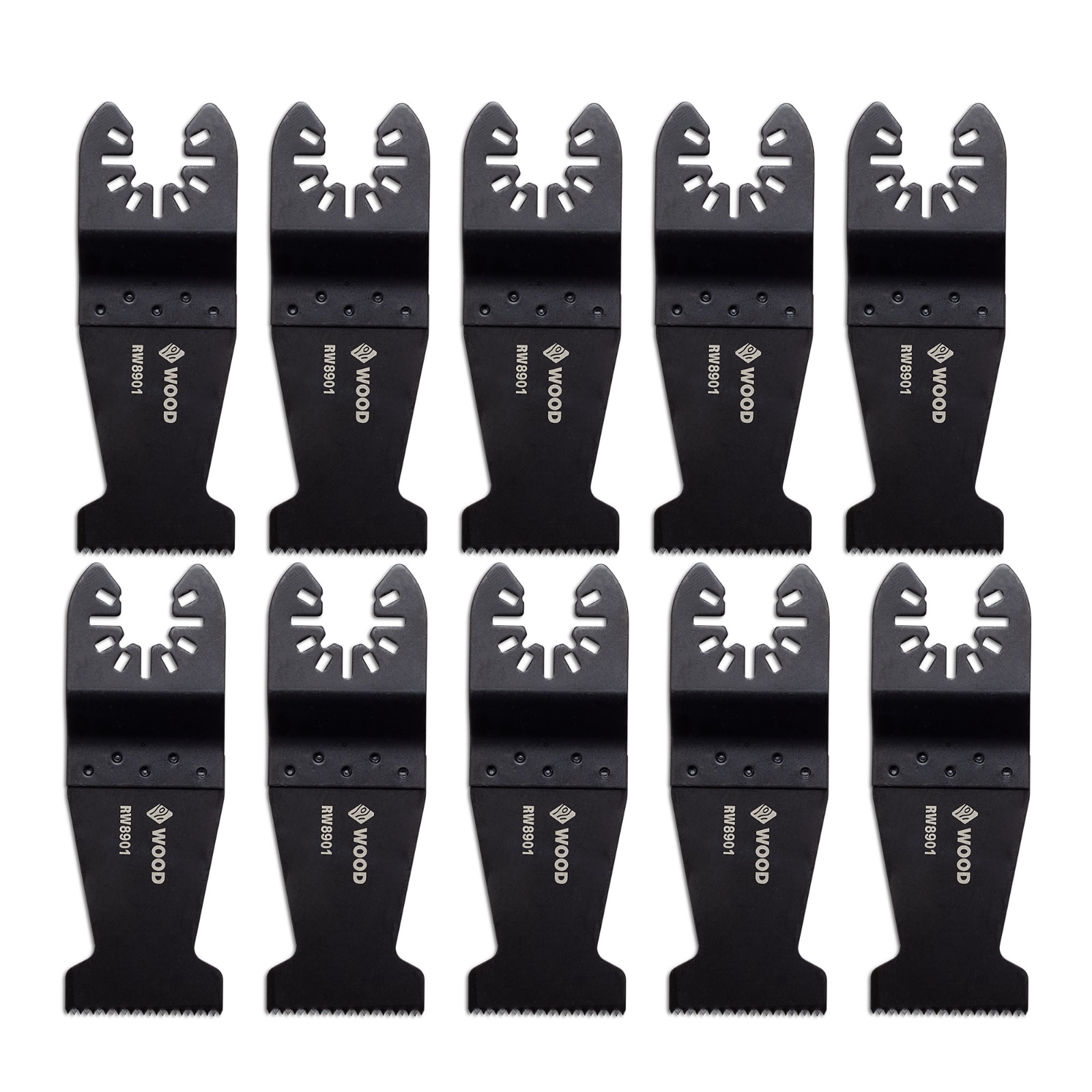 Cuchilla para herramienta oscilante Rockwell de 10 piezas de metal bimetálico RW8901.10