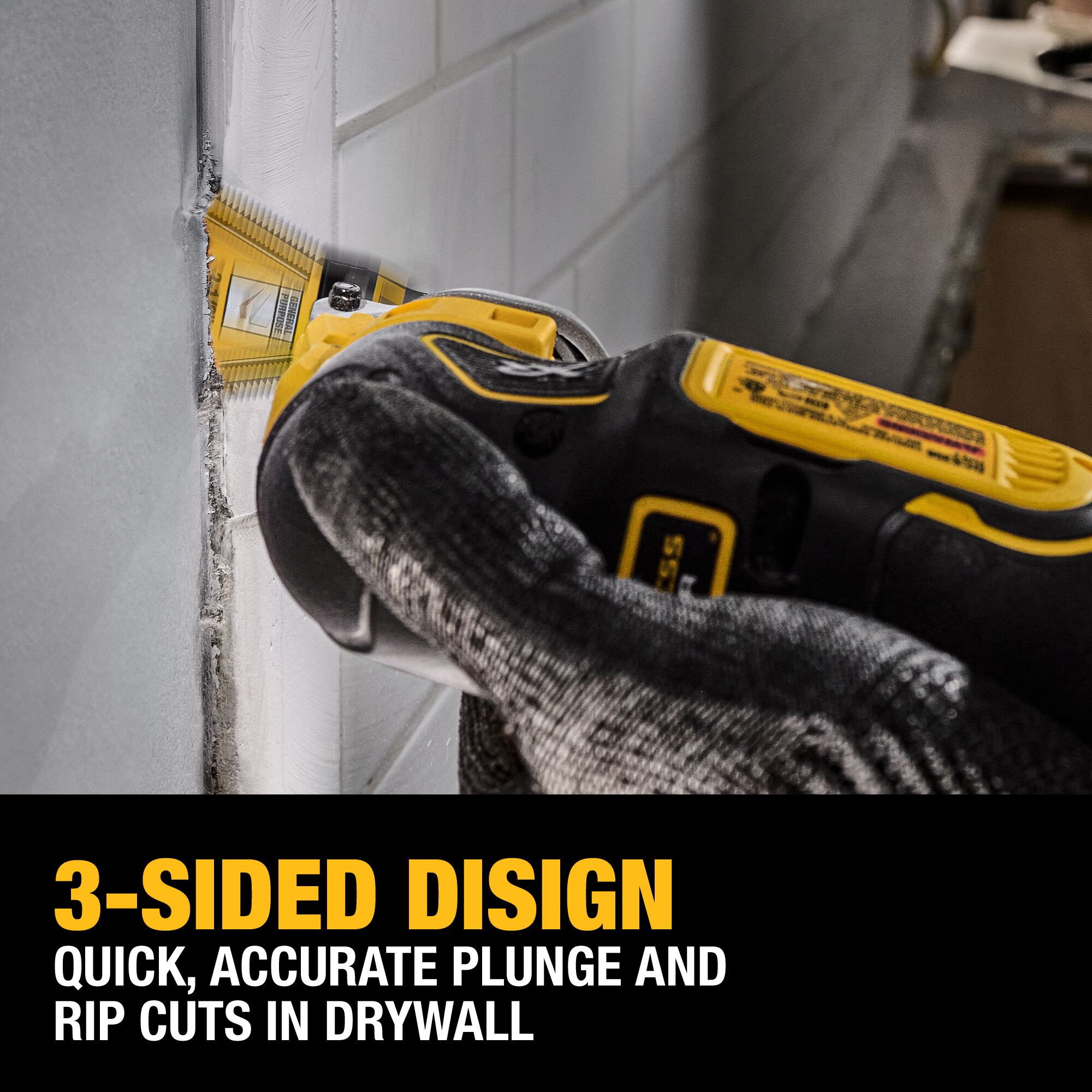 Hoja para herramienta oscilante DEWALT de bimetálico DWA4283
