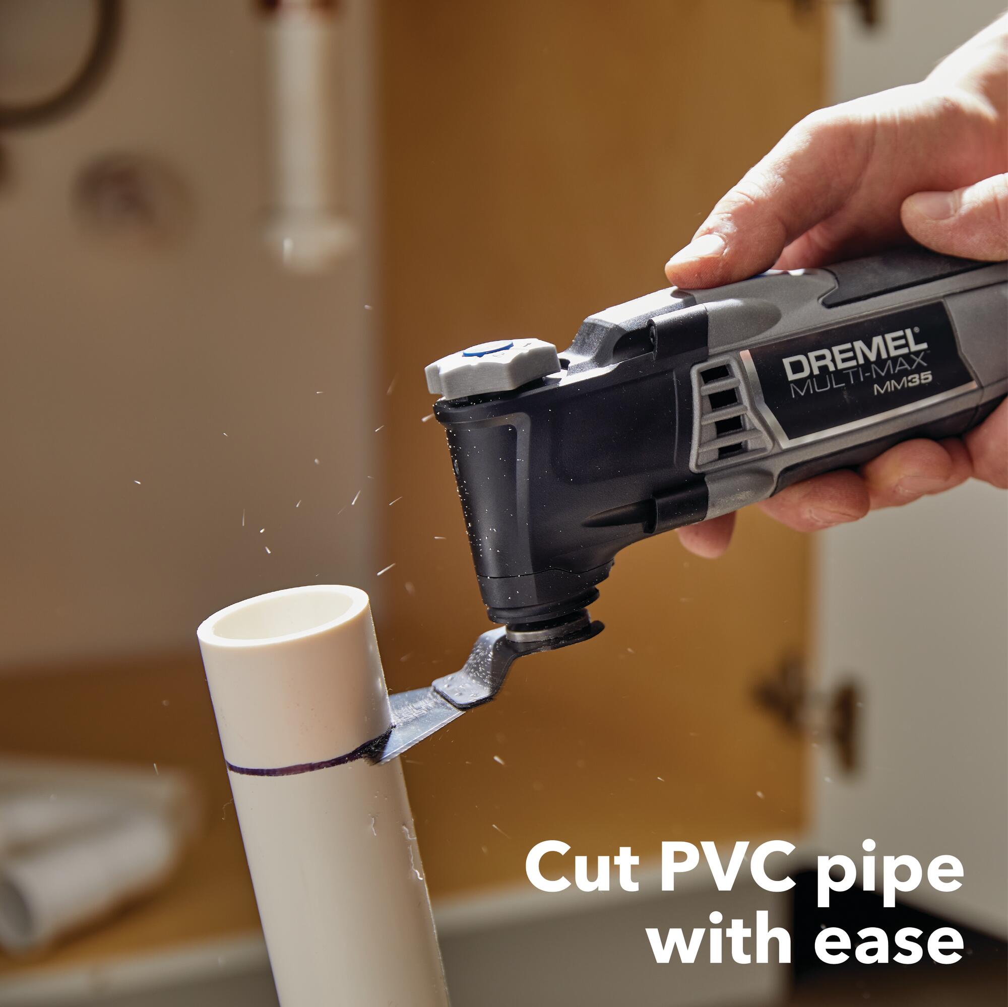 Cuchilla para herramienta oscilante Dremel Universal True Fit PVC Flush Cutting de acero al alto carbono MM105W-1