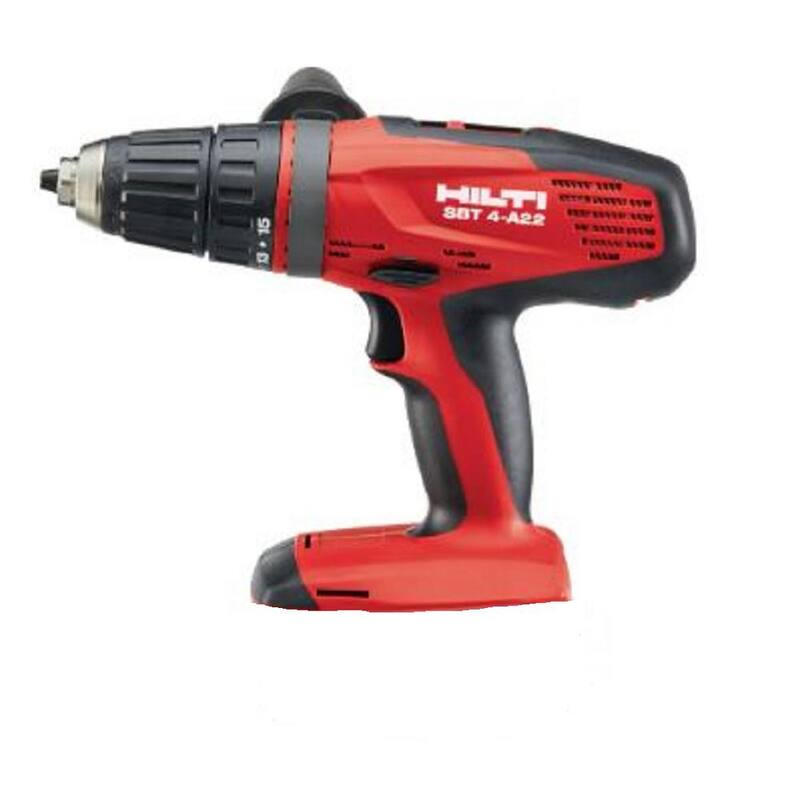 Hilti Taladro Inalámbrico Compacto de 22 Voltios con batería de iones de litio SBT 4-A22 y sin llave con 2140 rpm (herramienta únicamente) - 2182570