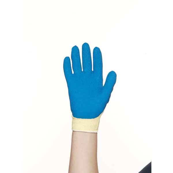 Guantes recubiertos resistentes a cortes Showa, Nivel de corte A3, calibre 10, amarillos, M (8) - KV300M-08
