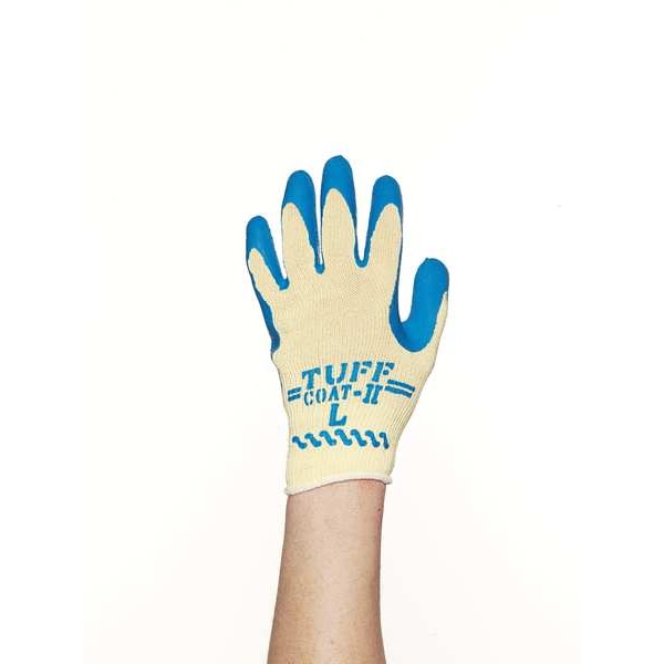 Guantes recubiertos resistentes a cortes Showa, Nivel de corte A3, calibre 10, amarillos, M (8) - KV300M-08